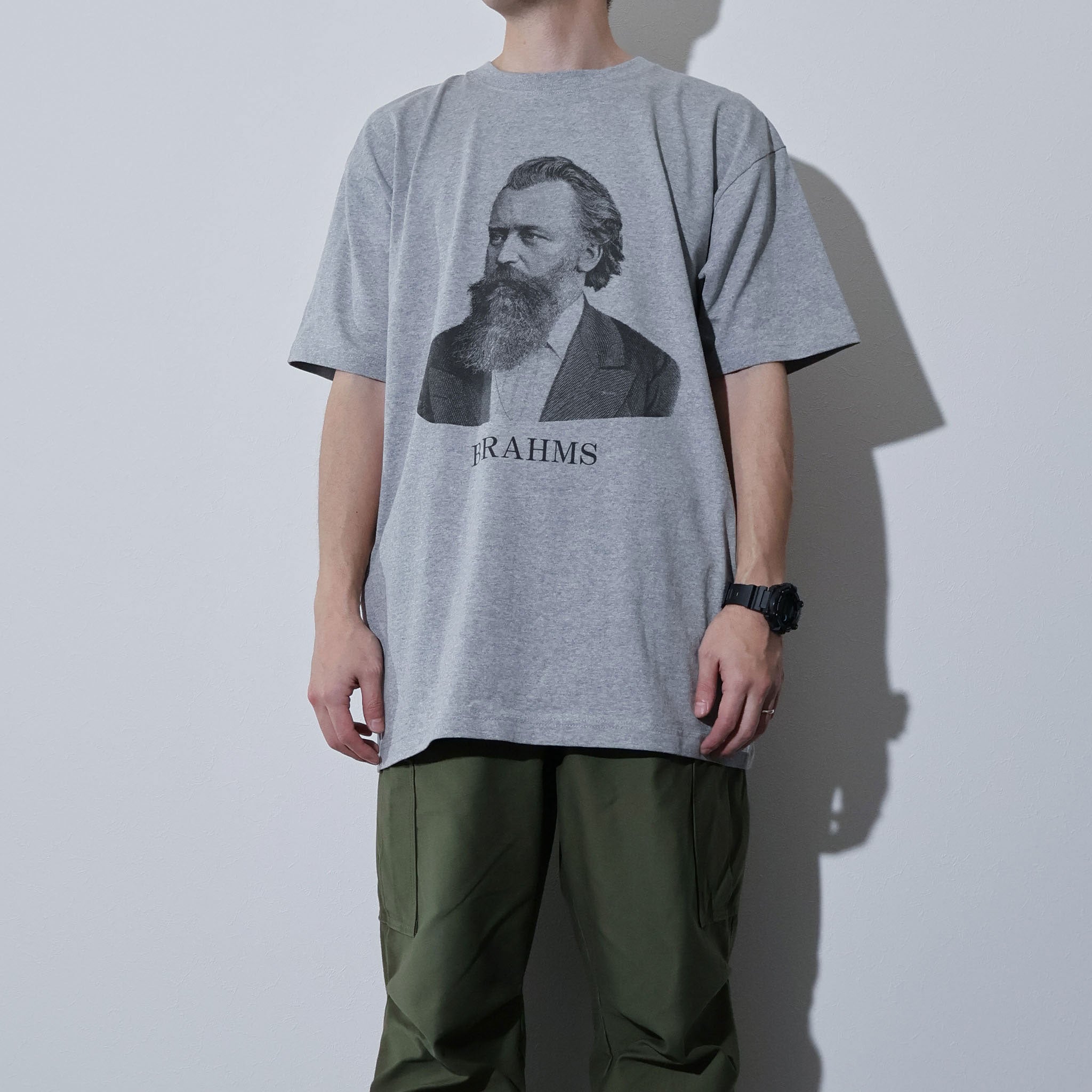 HOUSTON / 22419 HIGH MESH PRINT TEE (BRAHAMS)
