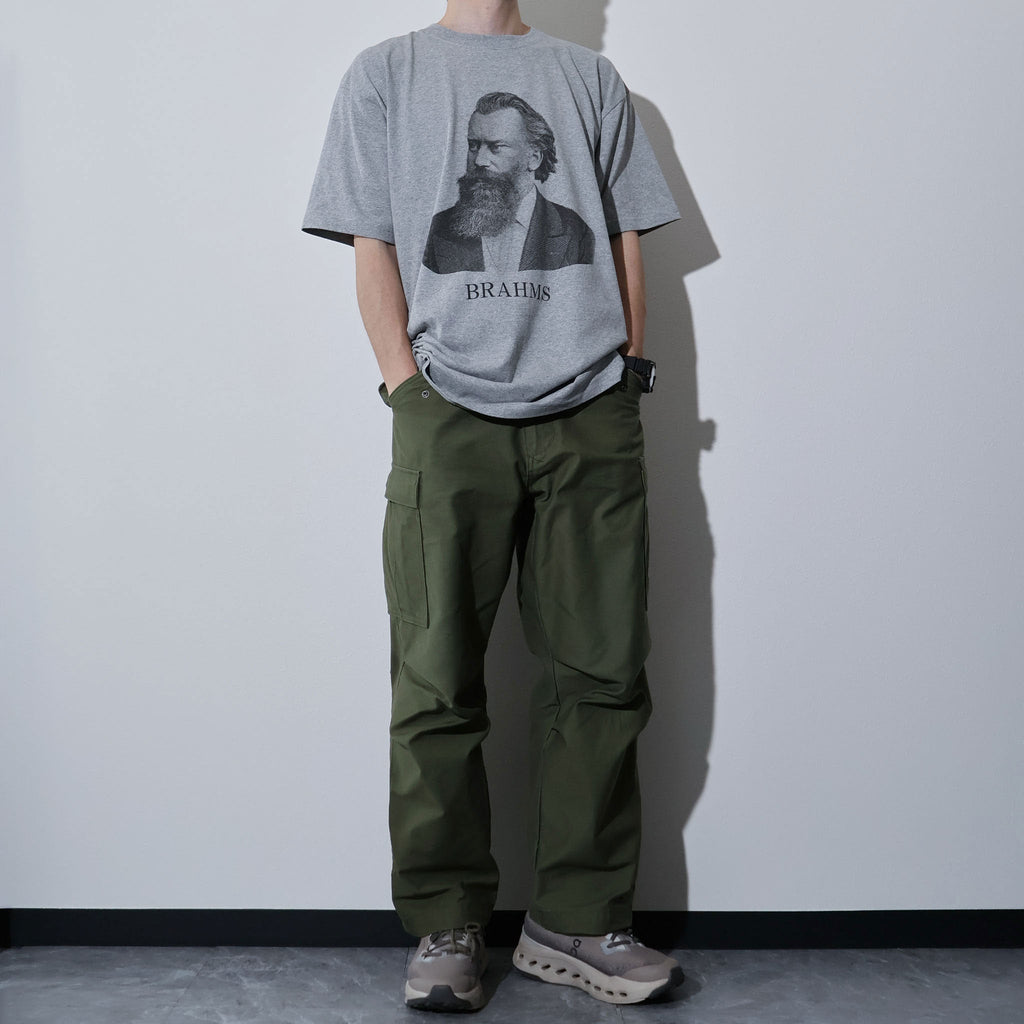HOUSTON / 22419 HIGH MESH PRINT TEE (BRAHAMS)
