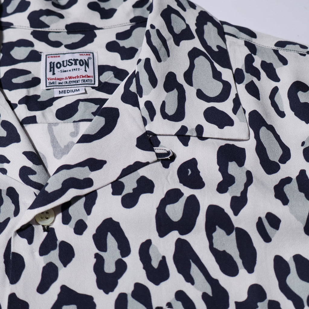HOUSTON / 41195 ALOHA SHIRT (LEOPARD)