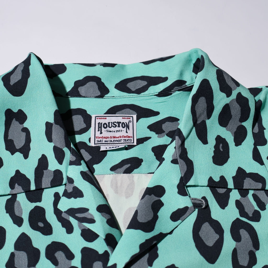 HOUSTON / 41195 ALOHA SHIRT (LEOPARD)