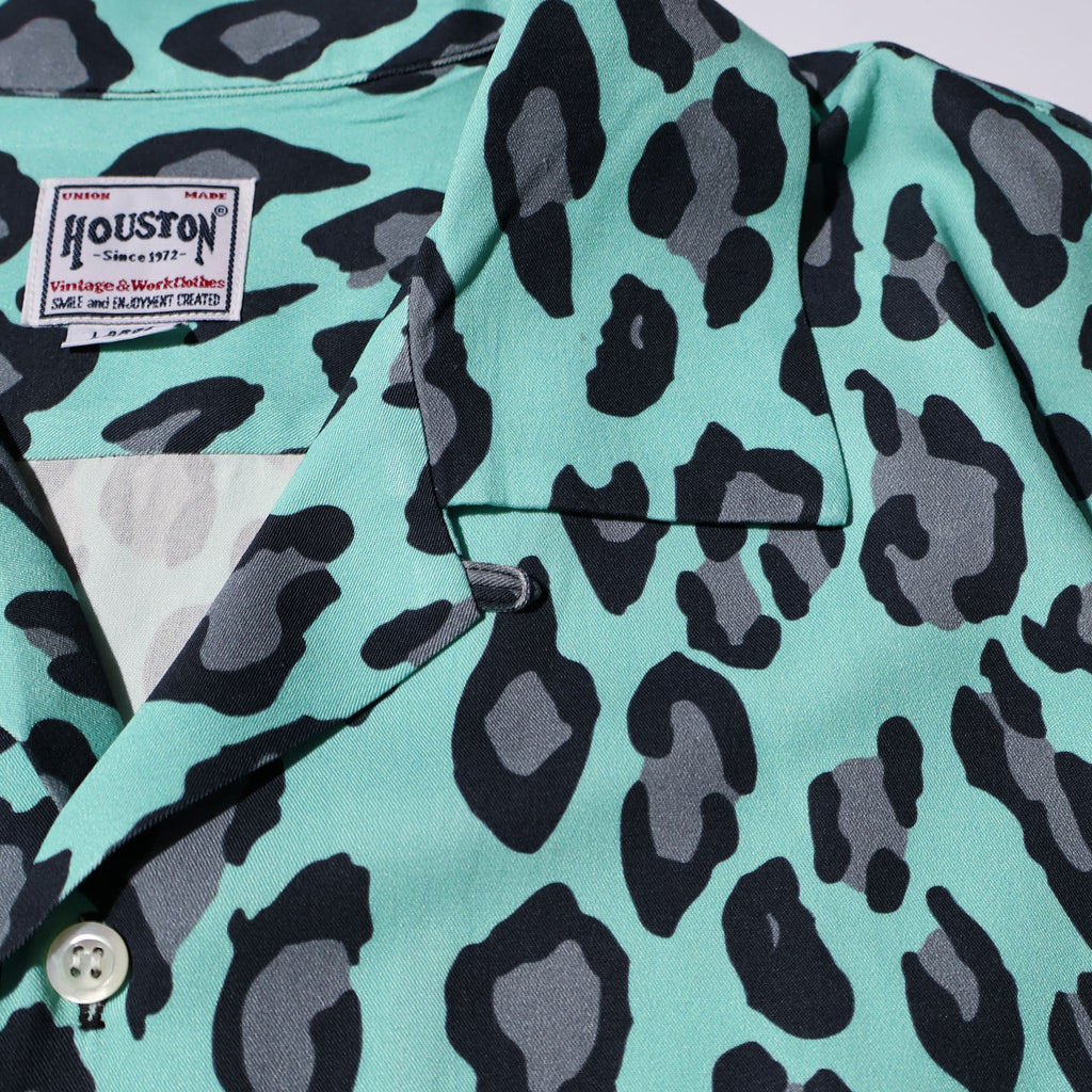 HOUSTON / 41195 ALOHA SHIRT (LEOPARD)