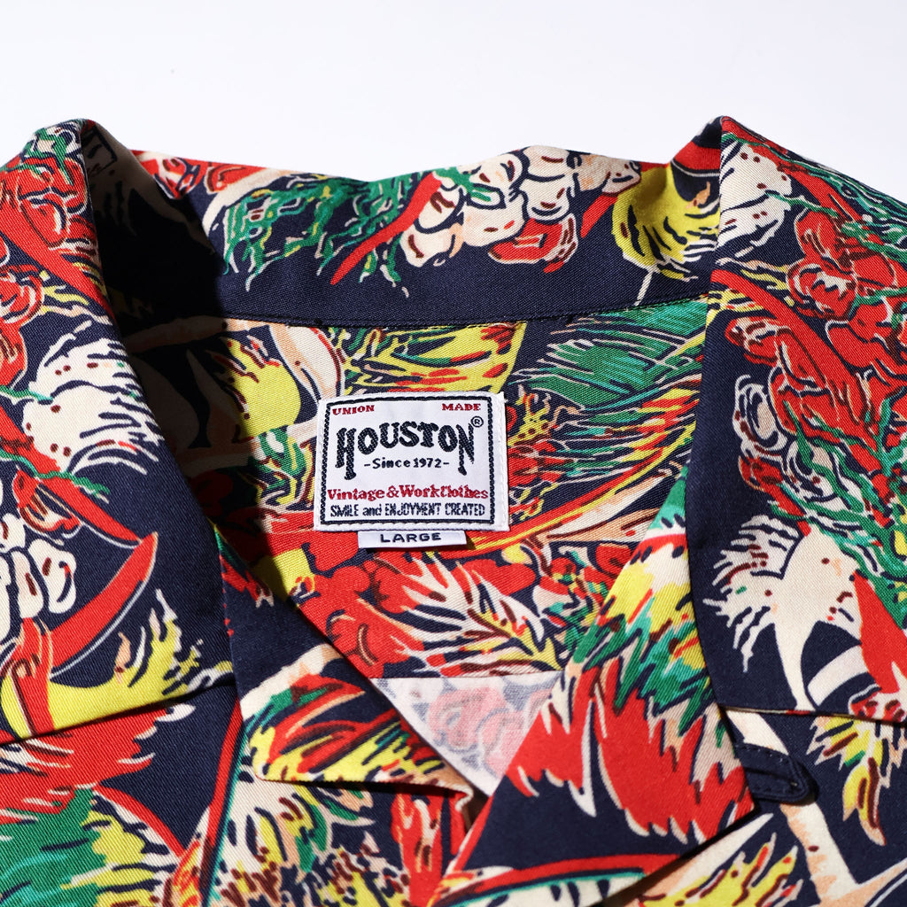 HOUSTON / 41269 ALOHA SHIRT (PALM TREE)