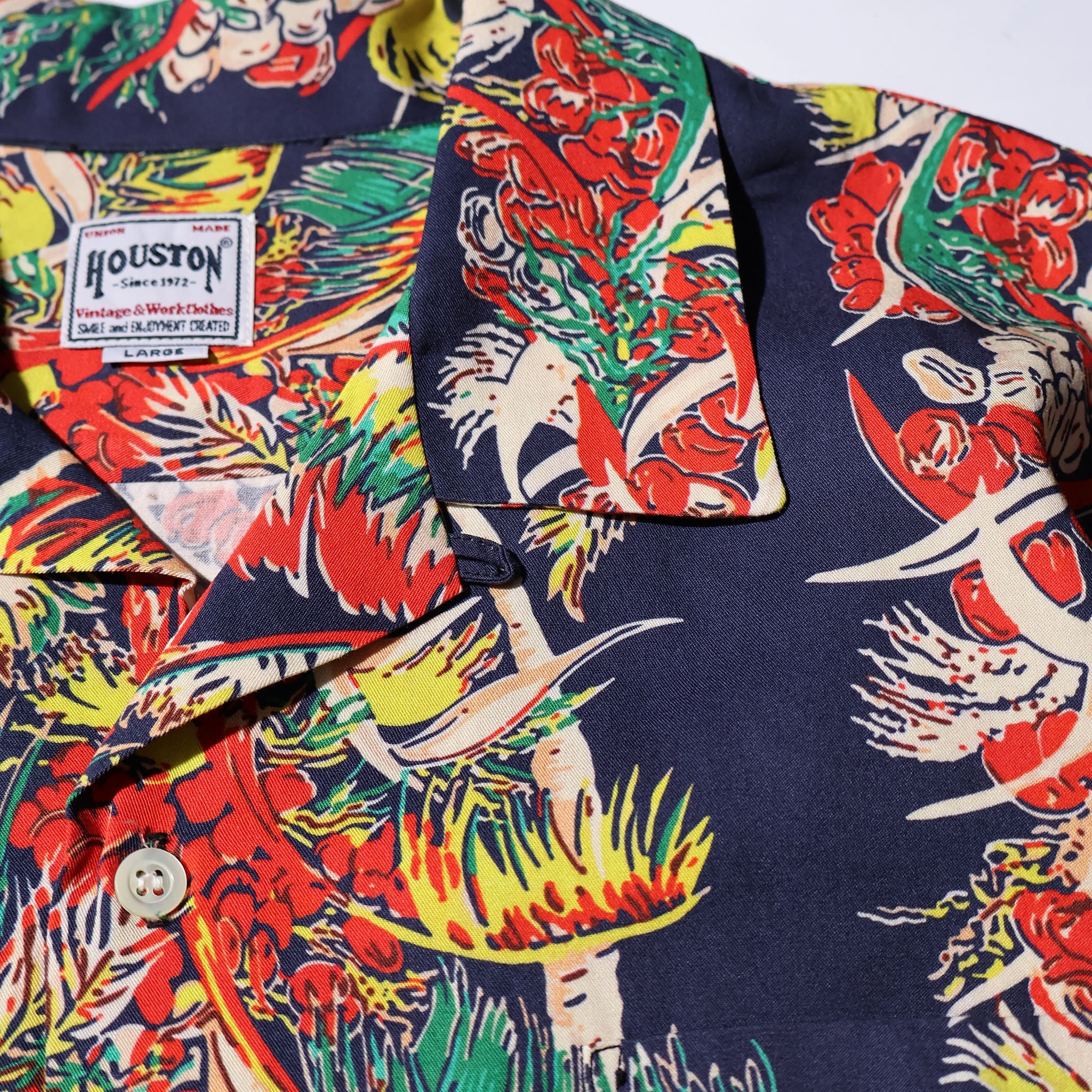 HOUSTON / 41269 ALOHA SHIRT (PALM TREE)