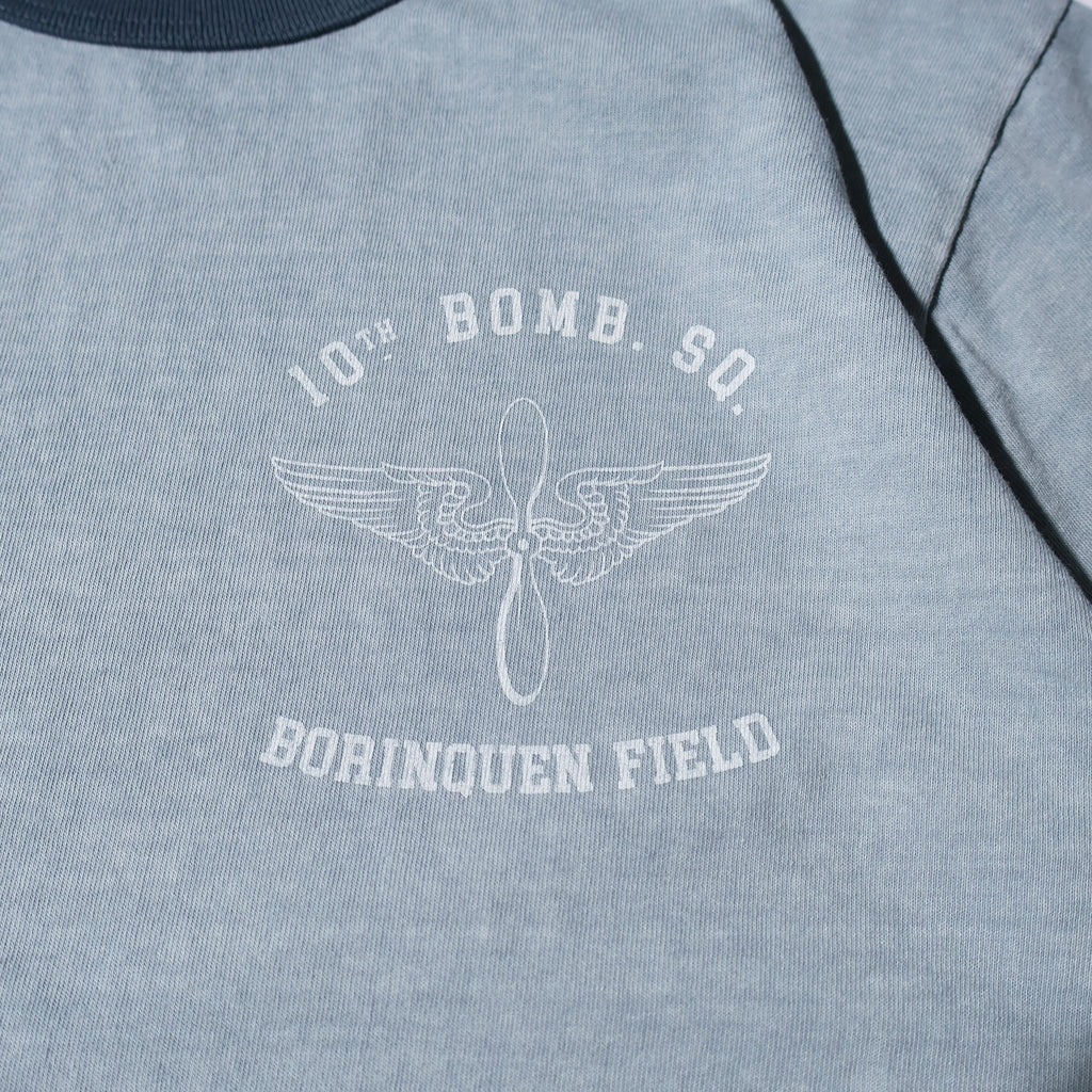 HOUSTON / 22411 PIGMENT PRINT RINGER TEE (PROP AND WINGS) - TRUTH