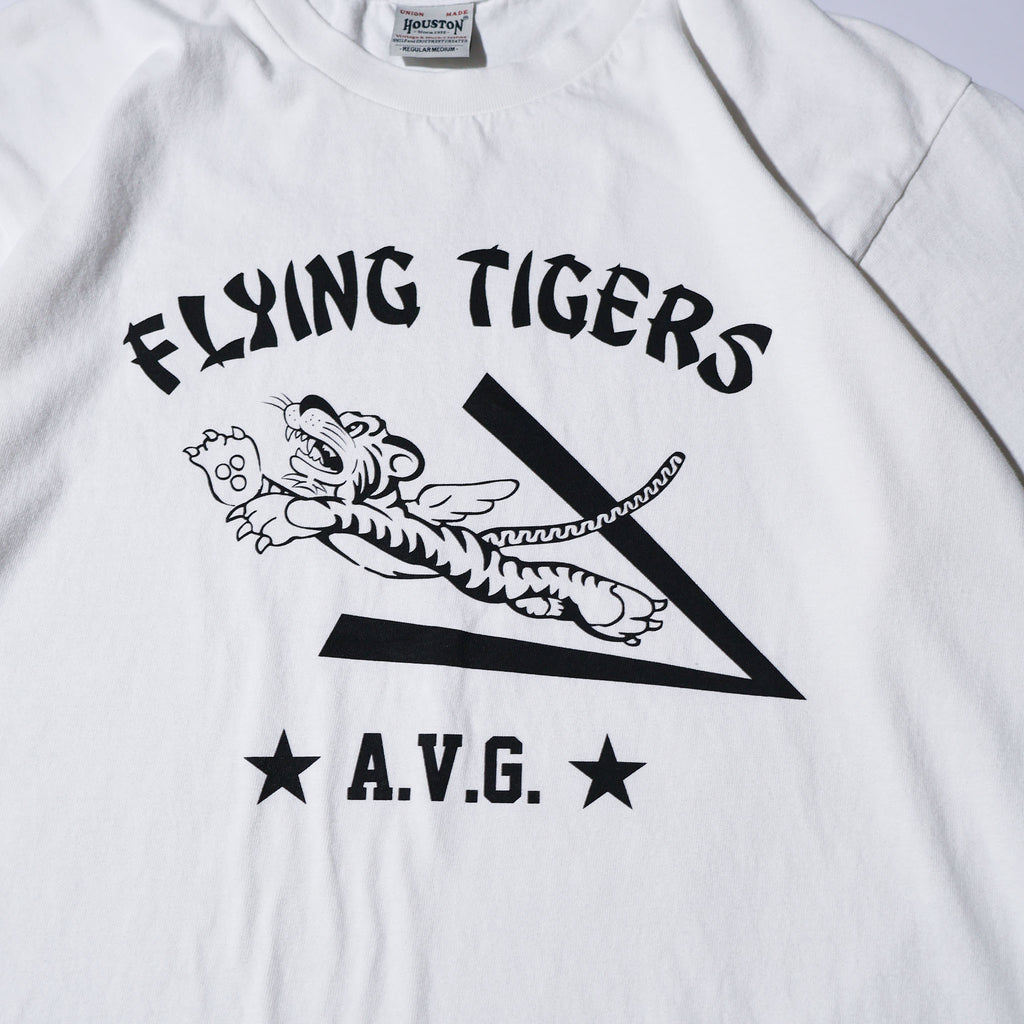 HOUSTON / 22440 PIGMENT PRINT TEE (FLYING TIGER) - TRUTH