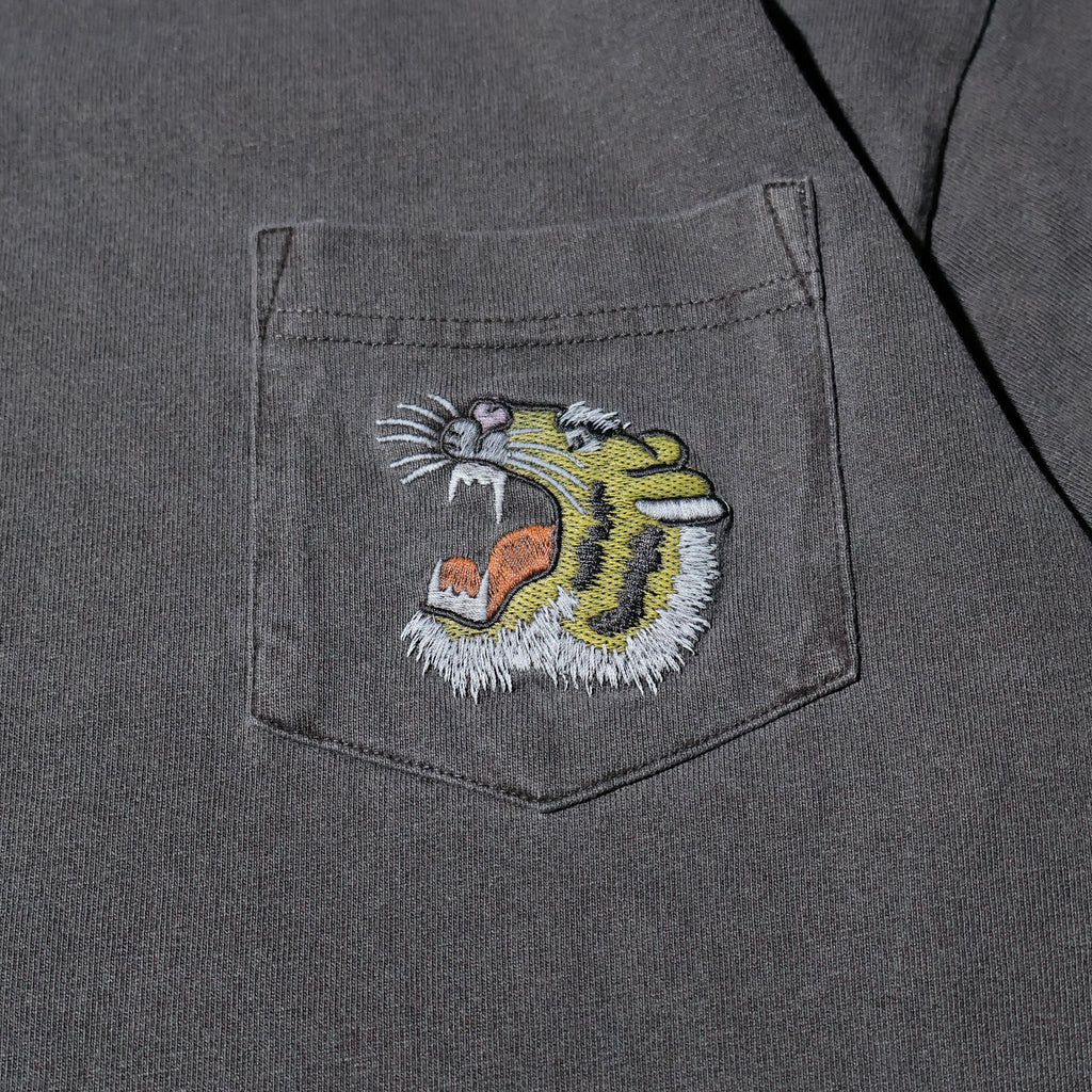 HOUSTON / 22395 PIGMENT U.S.COTTON PRINT TEE (TIGER)