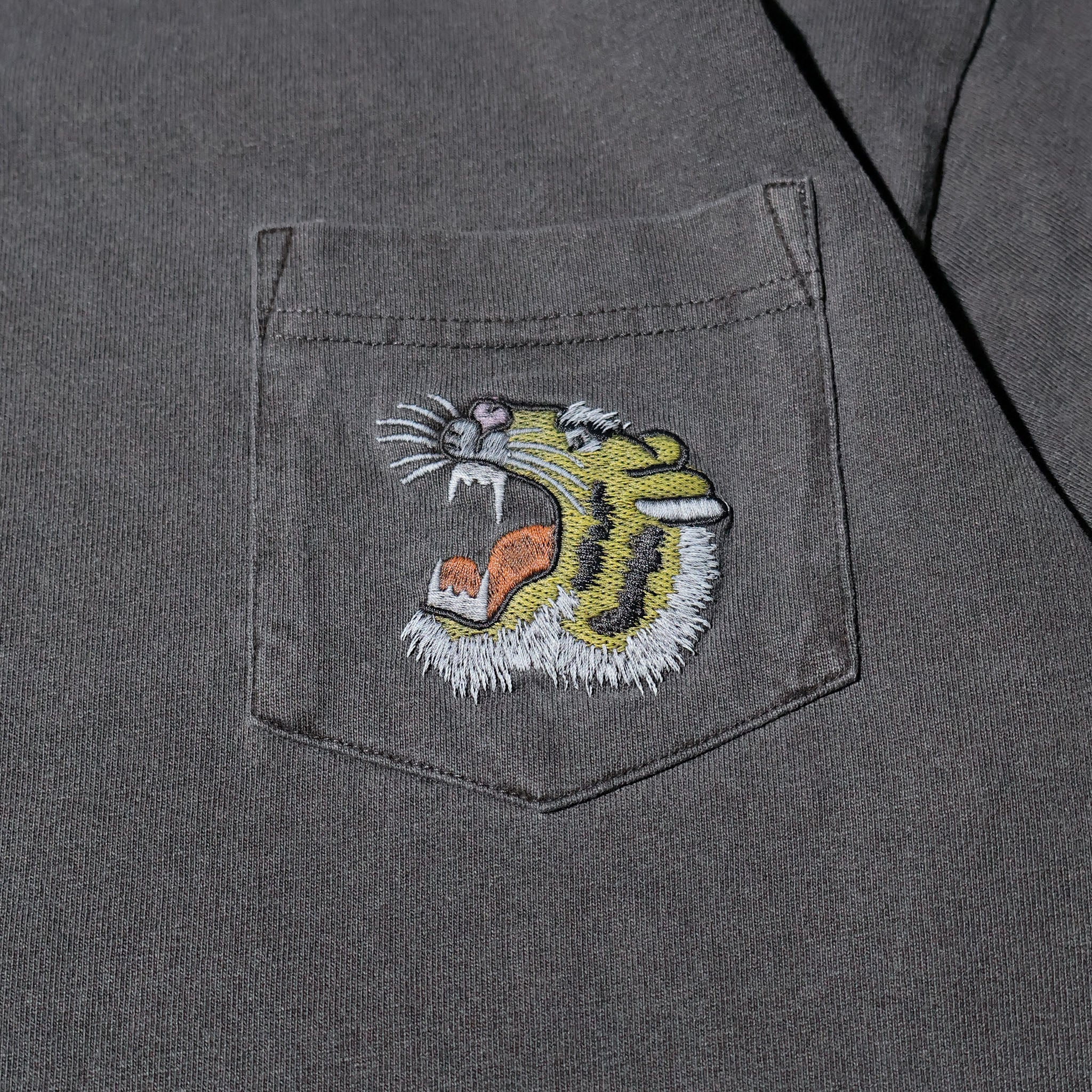 HOUSTON / 22395 PIGMENT U.S.COTTON PRINT TEE (TIGER)