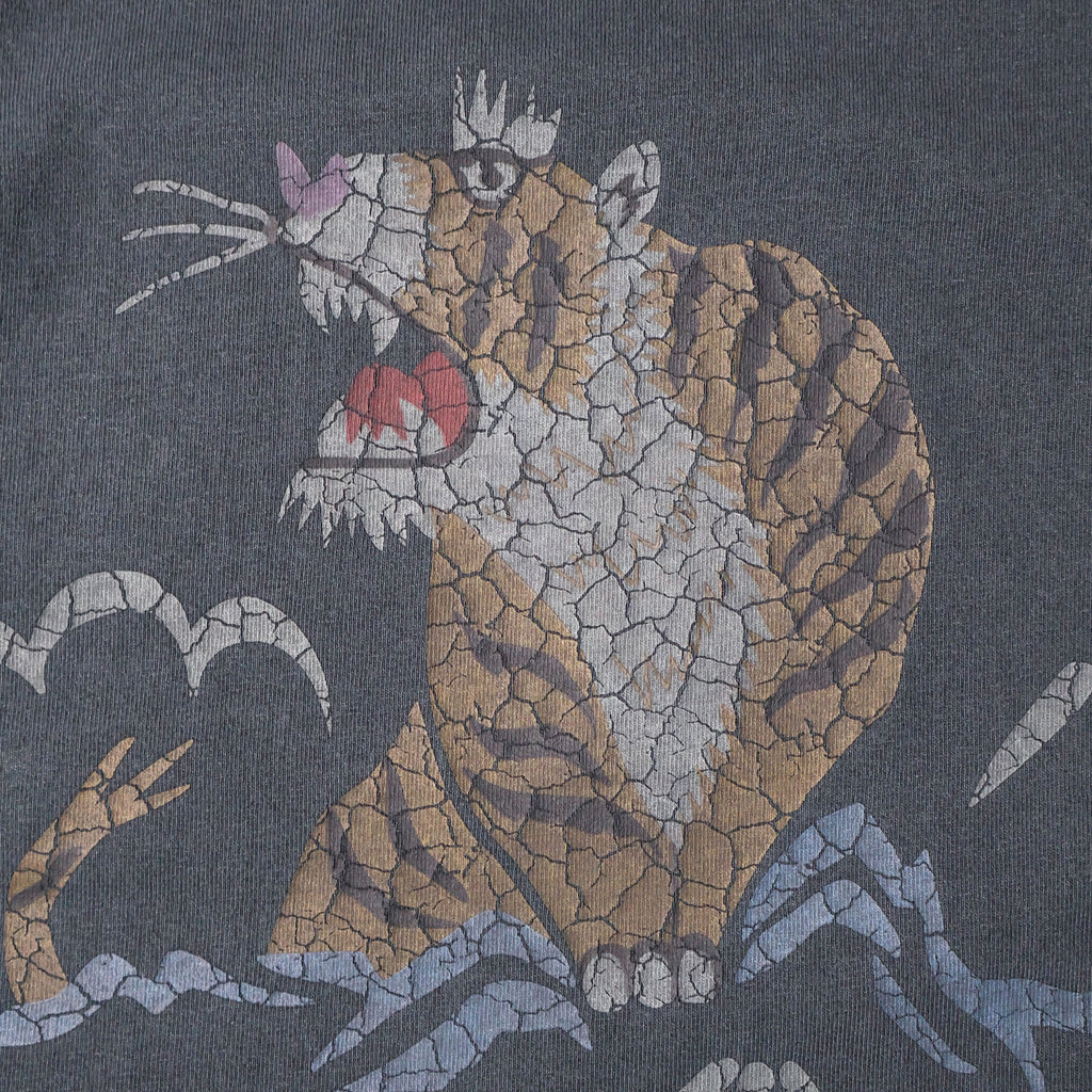 HOUSTON / 22395 PIGMENT U.S.COTTON PRINT TEE (TIGER)