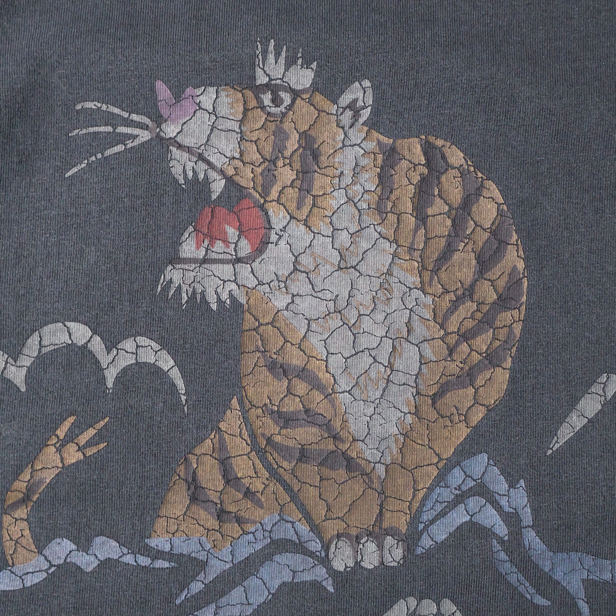 HOUSTON / 22395 PIGMENT U.S.COTTON PRINT TEE (TIGER)