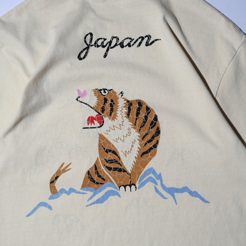 HOUSTON / 22395 PIGMENT U.S.COTTON PRINT TEE (TIGER)