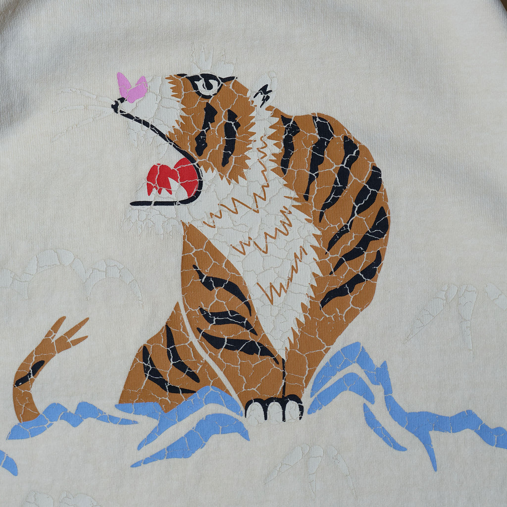 HOUSTON / 22395 PIGMENT U.S.COTTON PRINT TEE (TIGER)