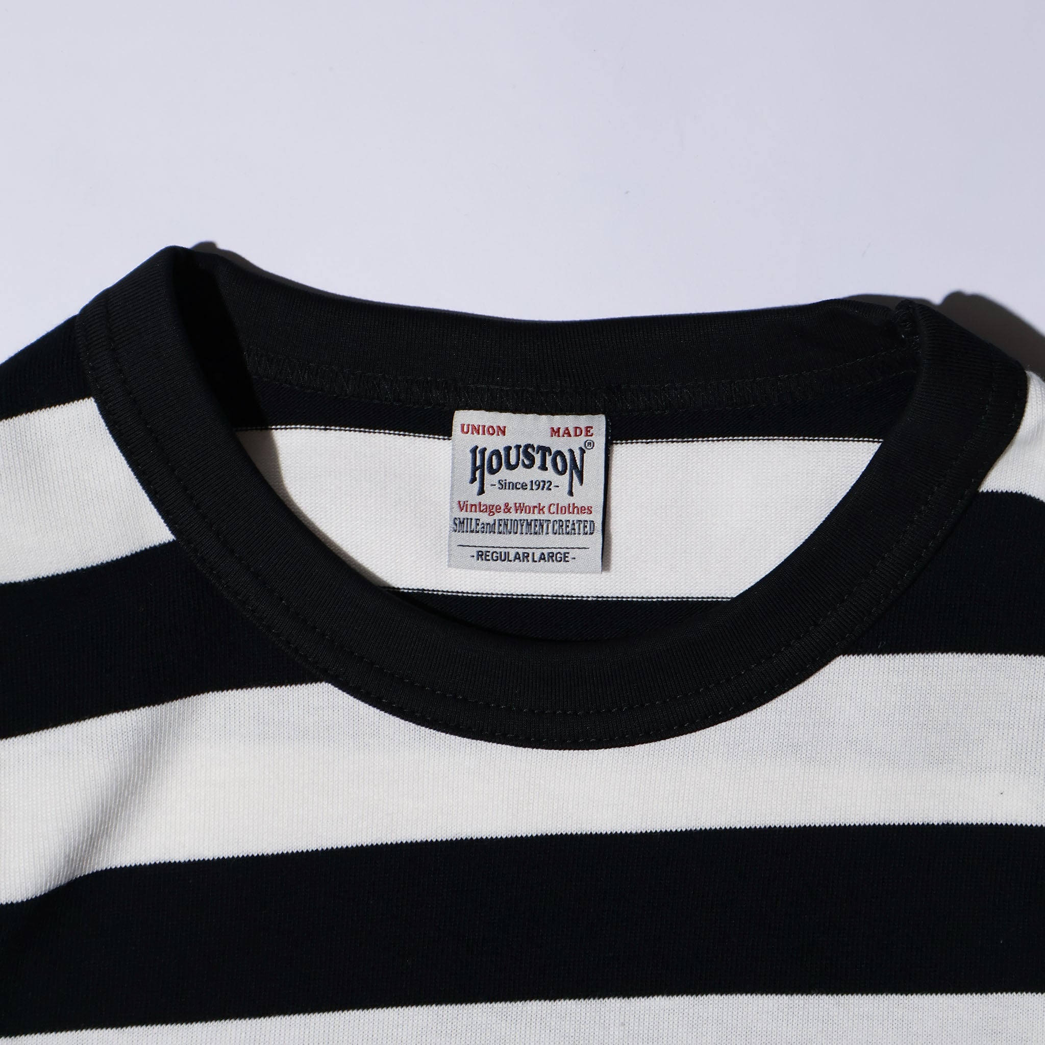 HOUSTON / 22393 HEAVY WEIGHT BORDER TEE - TRUTH