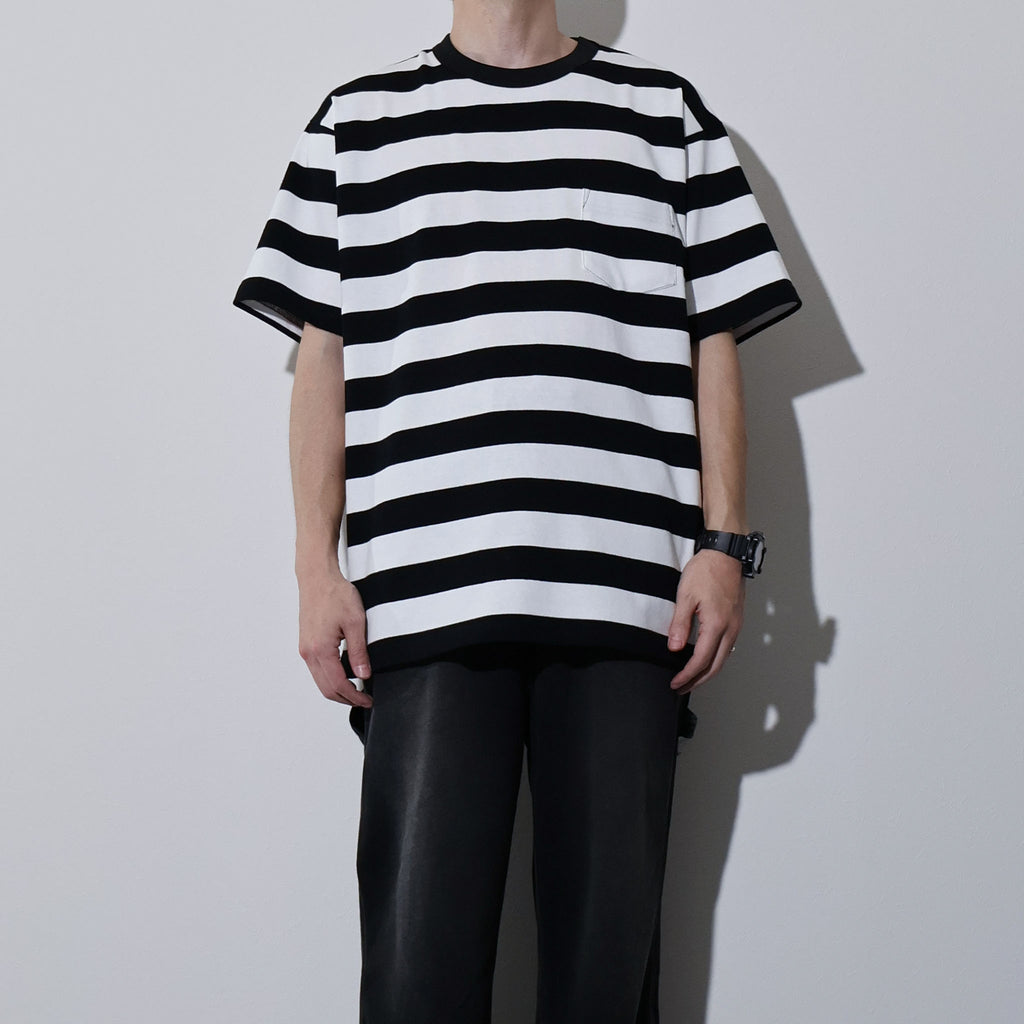 HOUSTON / 22393 HEAVY WEIGHT BORDER TEE - TRUTH