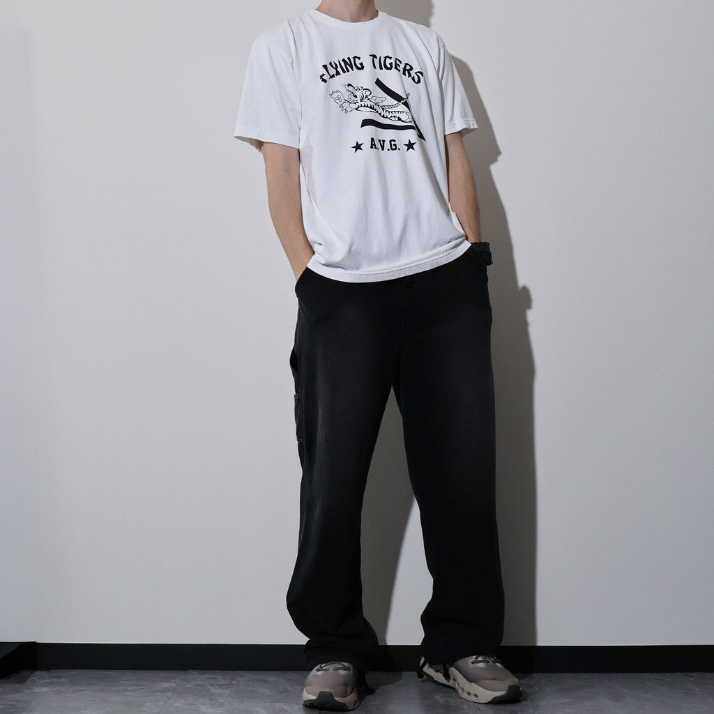 HOUSTON / 22440 PIGMENT PRINT TEE (FLYING TIGER) - TRUTH