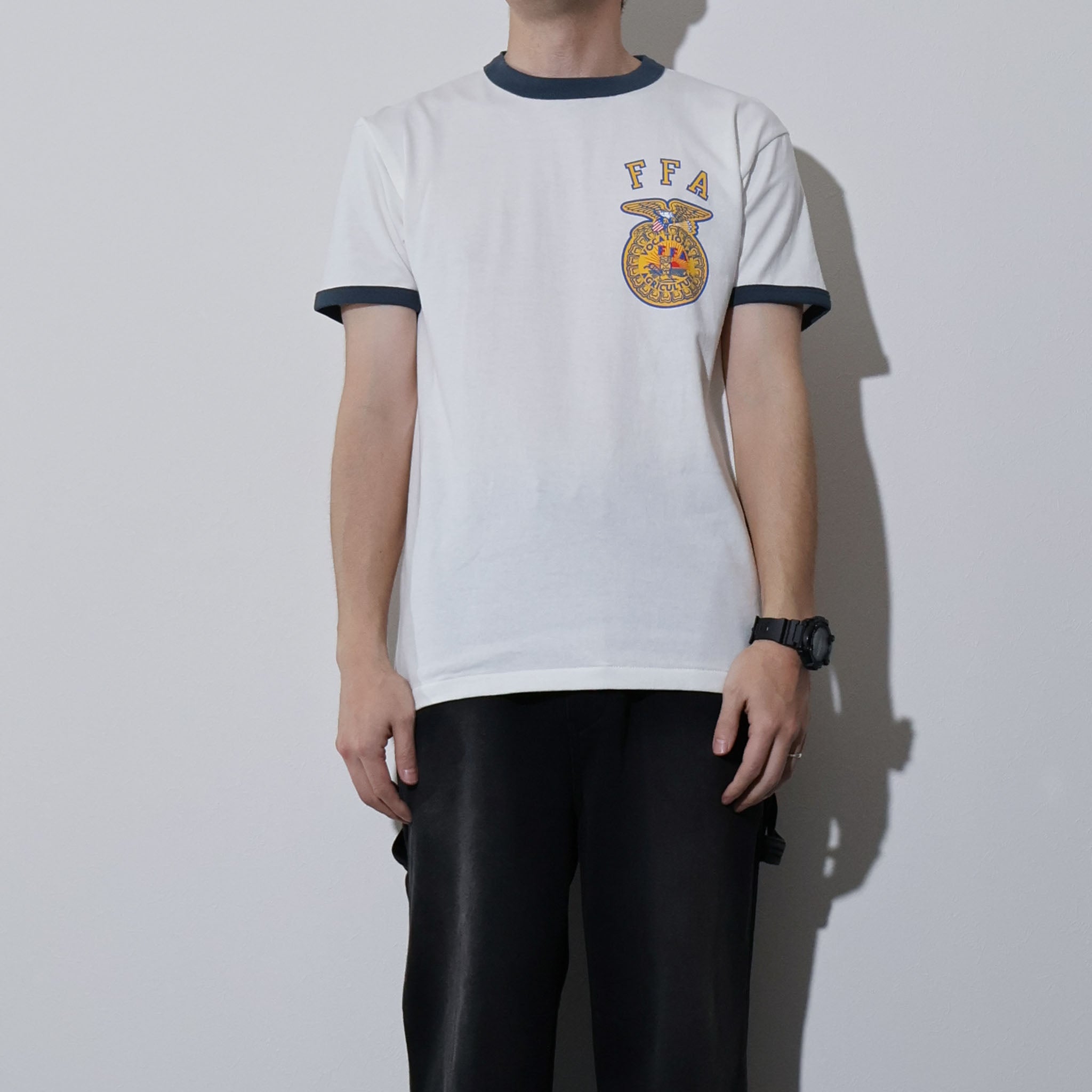 HOUSTON / 22452 PRINT RINGER TEE (FFA)