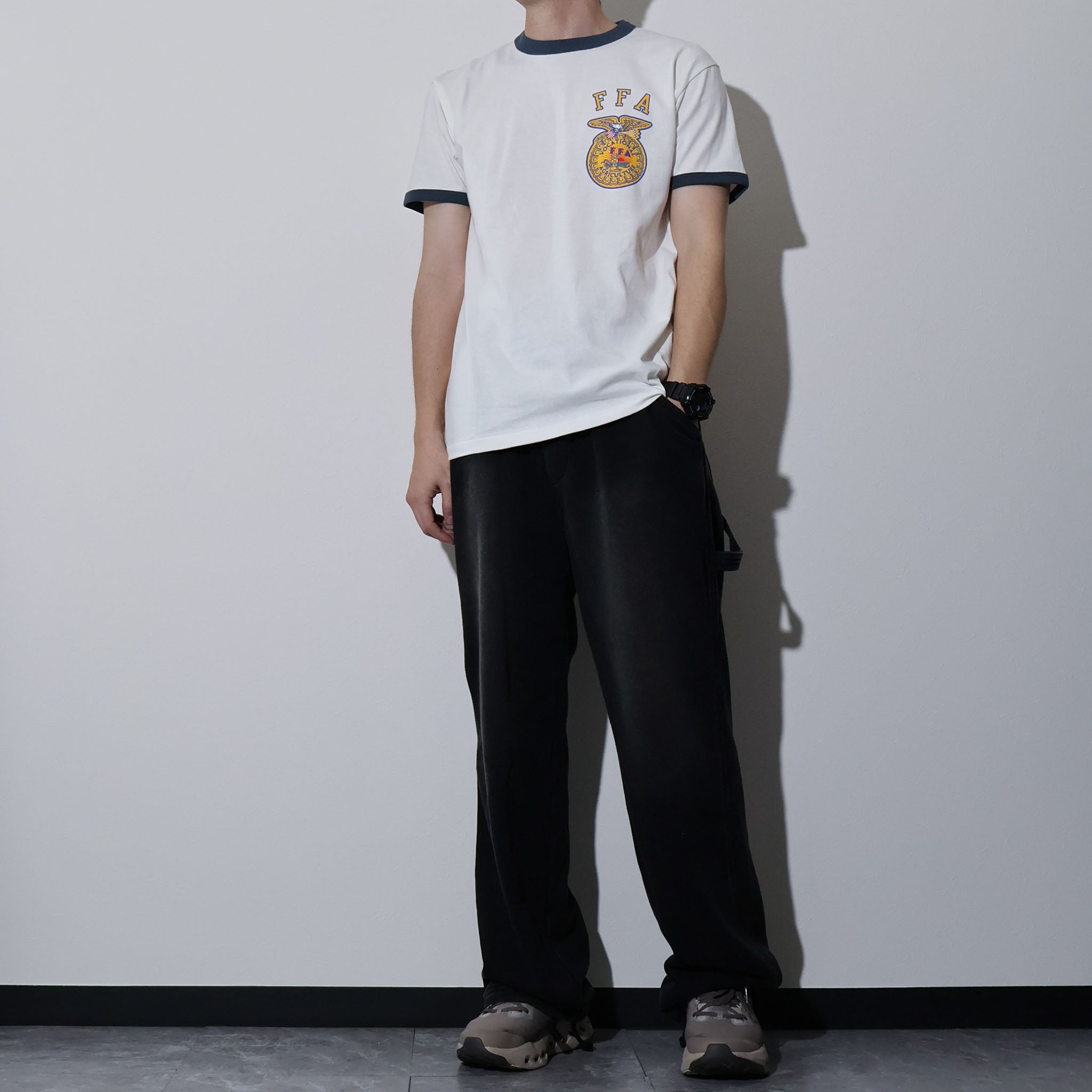 HOUSTON / 22452 PRINT RINGER TEE (FFA)