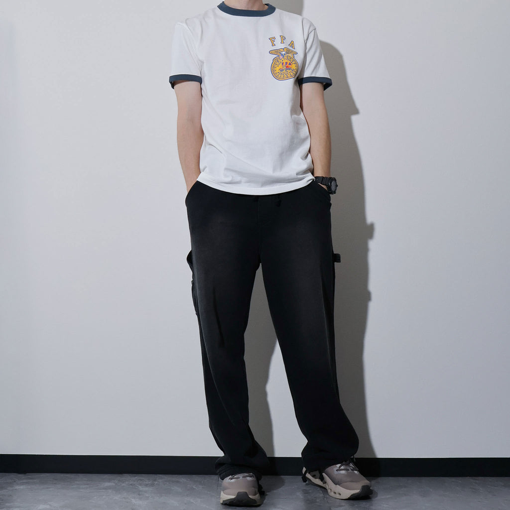 HOUSTON / 22452 PRINT RINGER TEE (FFA) - TRUTH