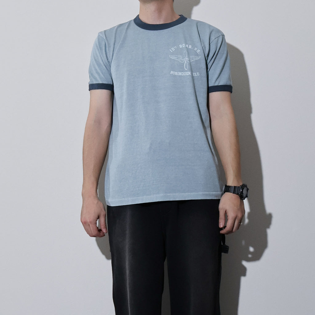HOUSTON / 22411 PIGMENT PRINT RINGER TEE (PROP AND WINGS) - TRUTH
