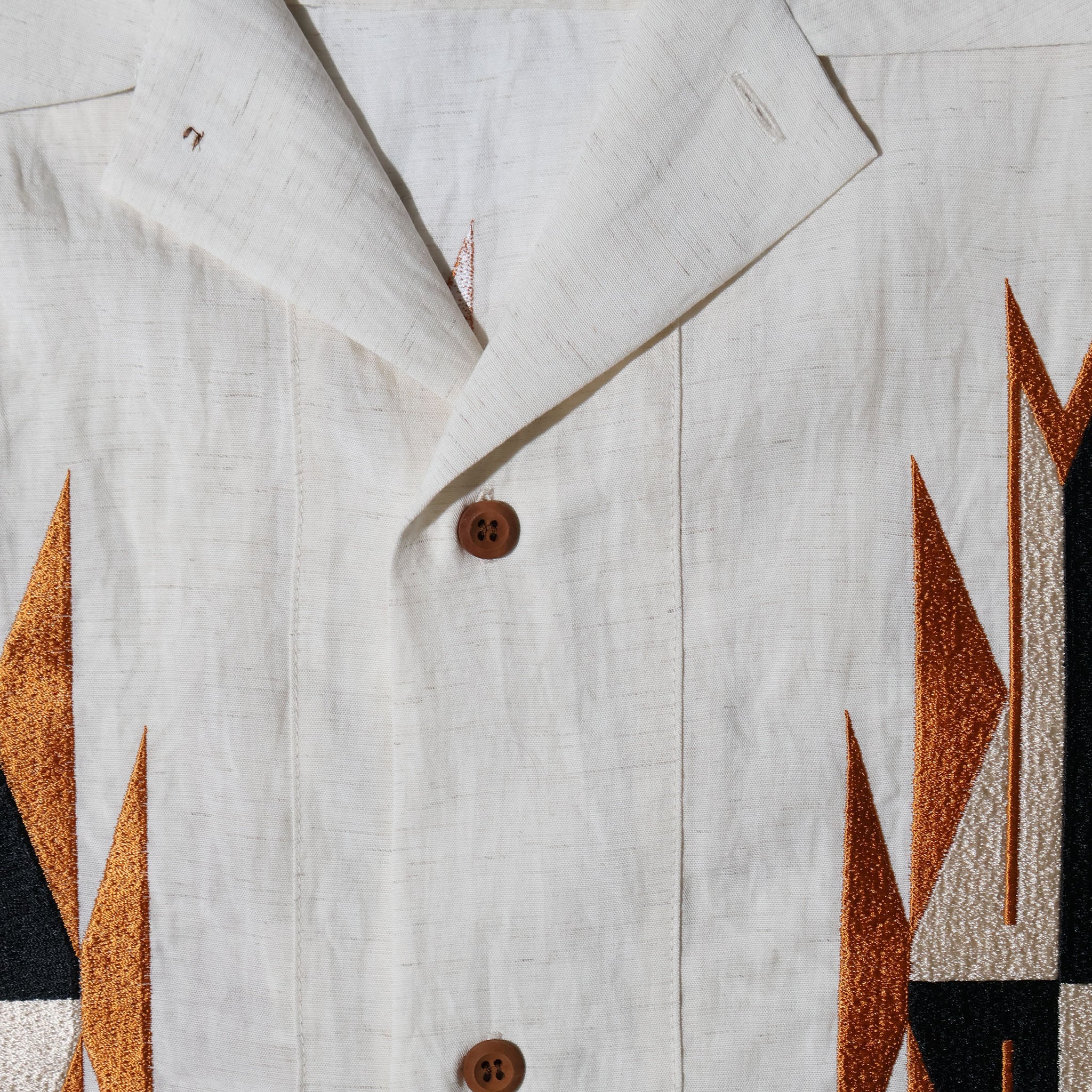 HOUSTON / 41331 LINEN CHIMAYO SHIRT - TRUTH