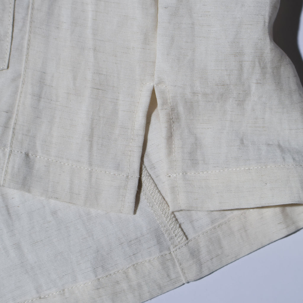 HOUSTON / 41331 LINEN CHIMAYO SHIRT - TRUTH