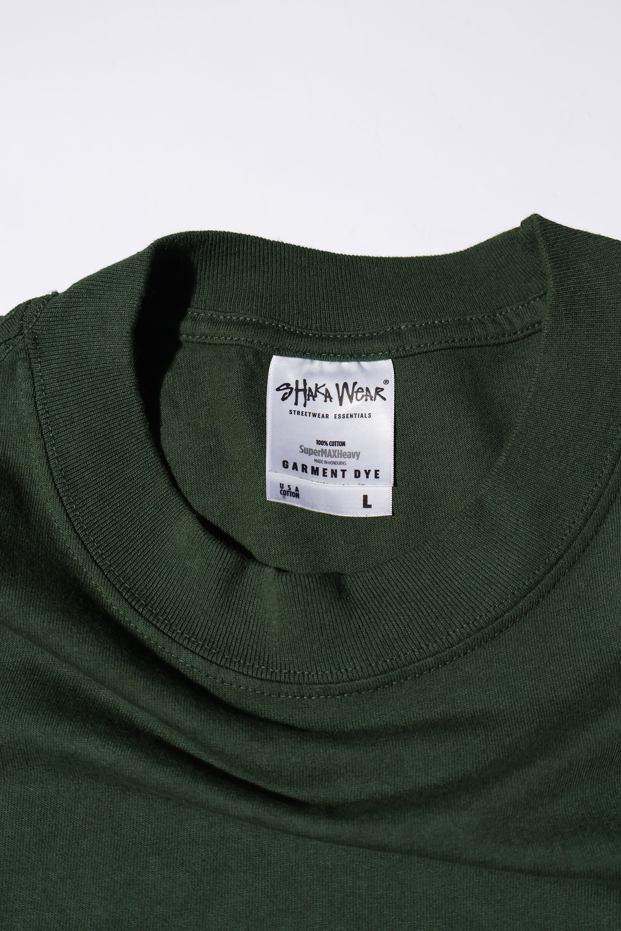 SHAKA WEAR / 7.5 OZ MAX HEAVYWEIGHT GARMENTDYE TEE