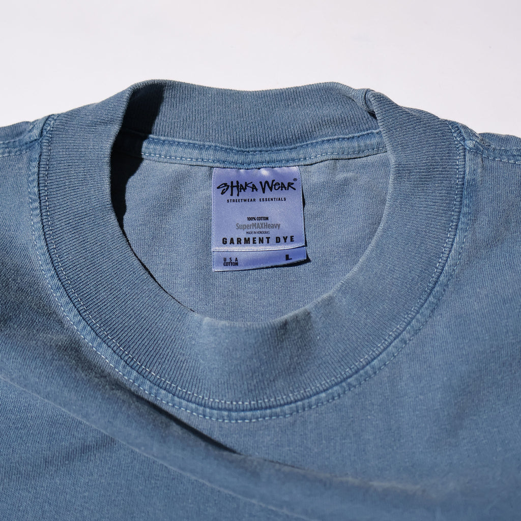 SHAKA WEAR / 7.5 OZ MAX HEAVYWEIGHT GARMENTDYE TEE