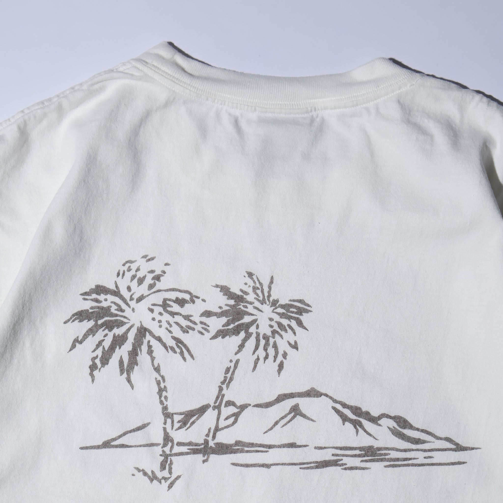 HOUSTON / 22424 PIGMENT PRINT TEE (COAST GUARD) MADE IN JAPAN - TRUTH