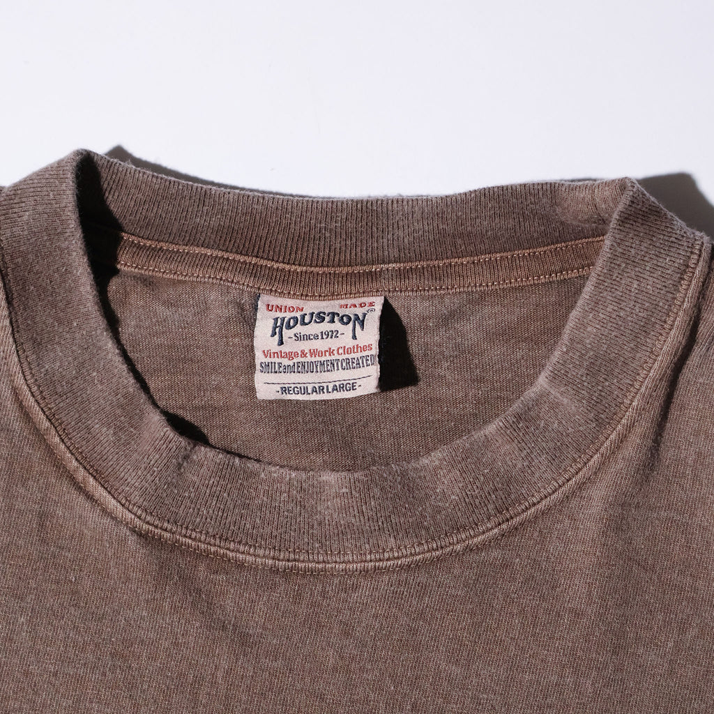 HOUSTON / 22424 PIGMENT PRINT TEE (COAST GUARD) MADE IN JAPAN