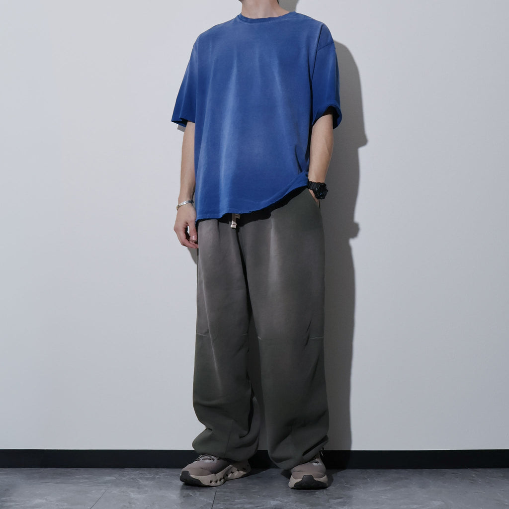 MOOJIMOOJI / OVERSIZE CROP TEE