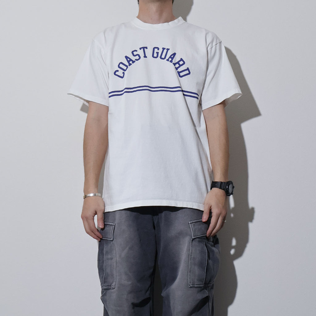 HOUSTON / 22424 PIGMENT PRINT TEE (COAST GUARD) MADE IN JAPAN - TRUTH