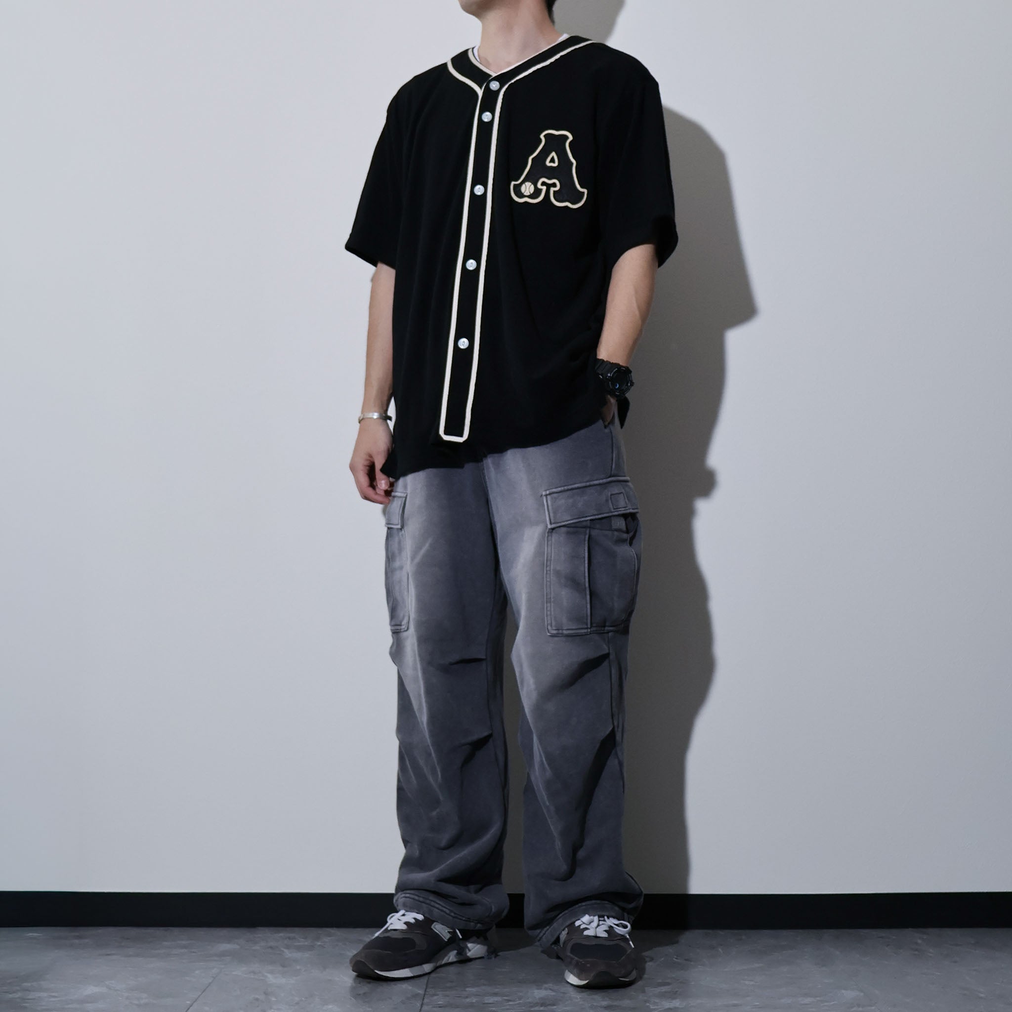 HOUSTON / 41324 PILE BASEBALL SHIRT - TRUTH