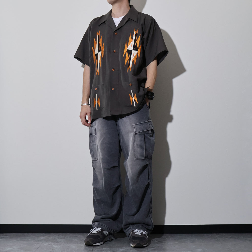 HOUSTON / 41331 LINEN CHIMAYO SHIRT - TRUTH