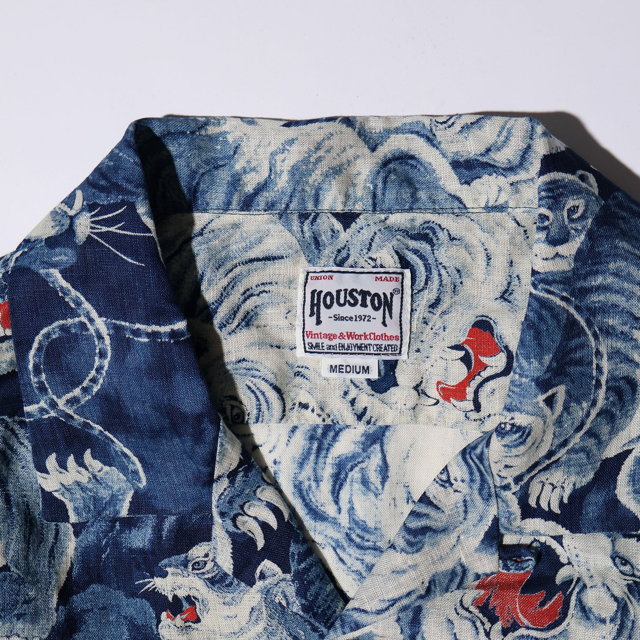 HOUSTON / 41356 SPECIAL DYED LINEN ALOHA SHIRT (百虎) MADE IN JAPAN - TRUTH