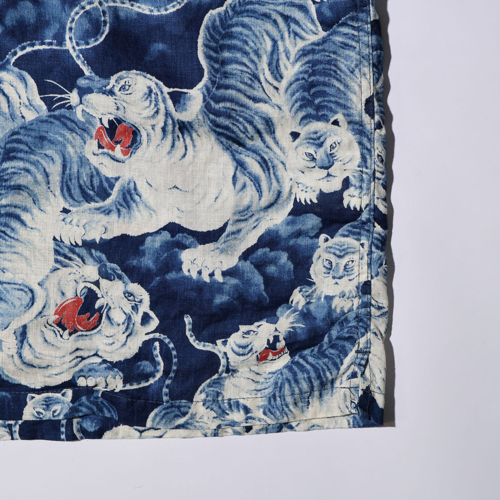 HOUSTON / 41356 SPECIAL DYED LINEN ALOHA SHIRT (百虎) MADE IN JAPAN - TRUTH