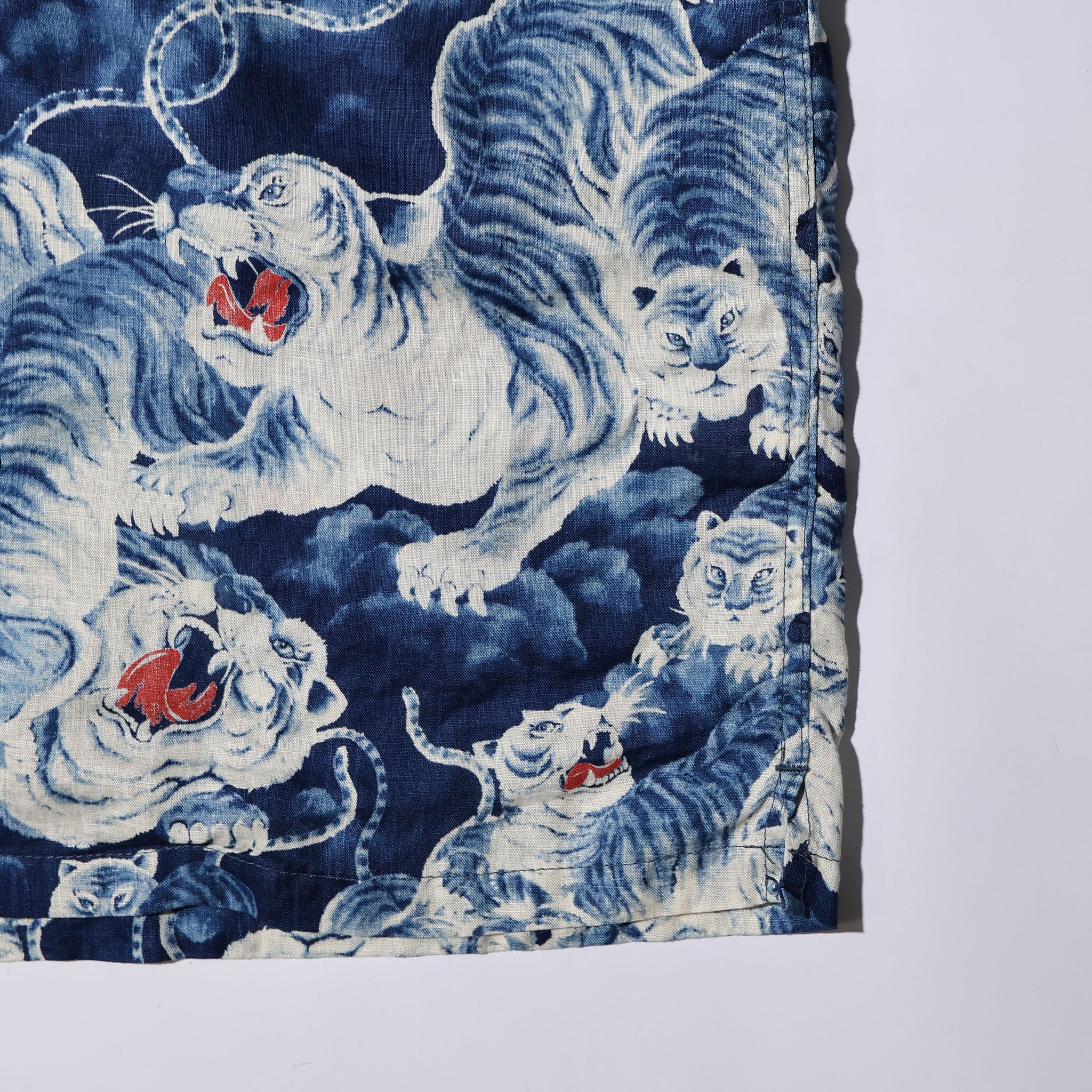HOUSTON / 41356 SPECIAL DYED LINEN ALOHA SHIRT (百虎) MADE IN JAPAN - TRUTH