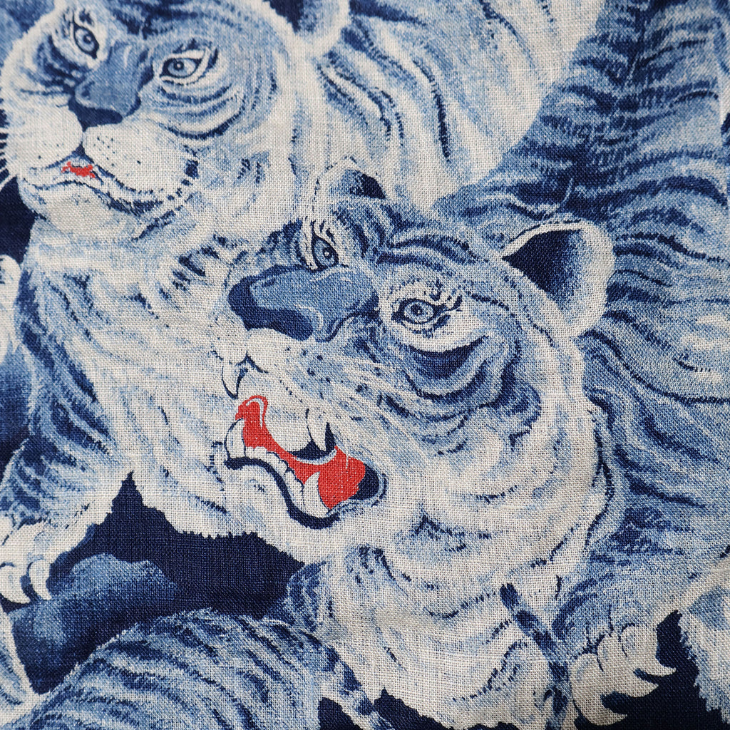 HOUSTON / 41356 SPECIAL DYED LINEN ALOHA SHIRT (百虎) MADE IN JAPAN - TRUTH