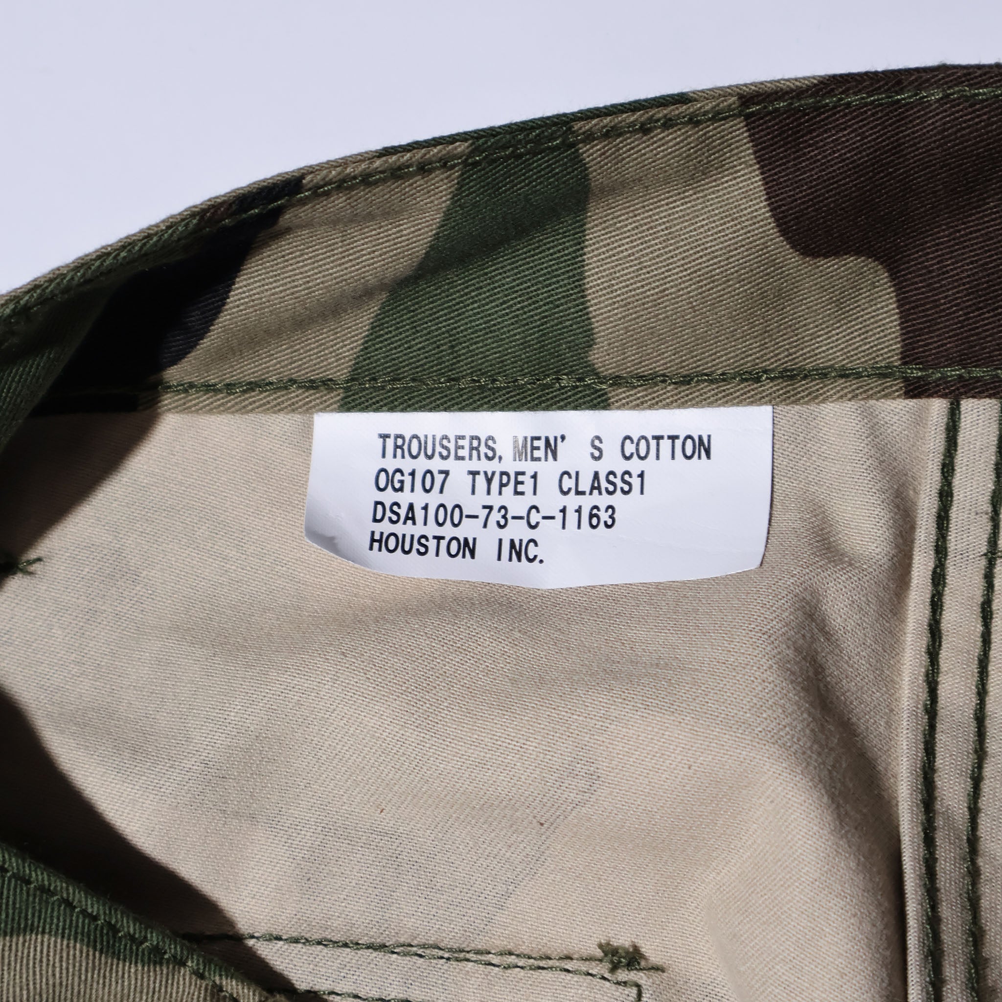 HOUSTON / 10173 U.S. COTTON FATIGUE PANTS