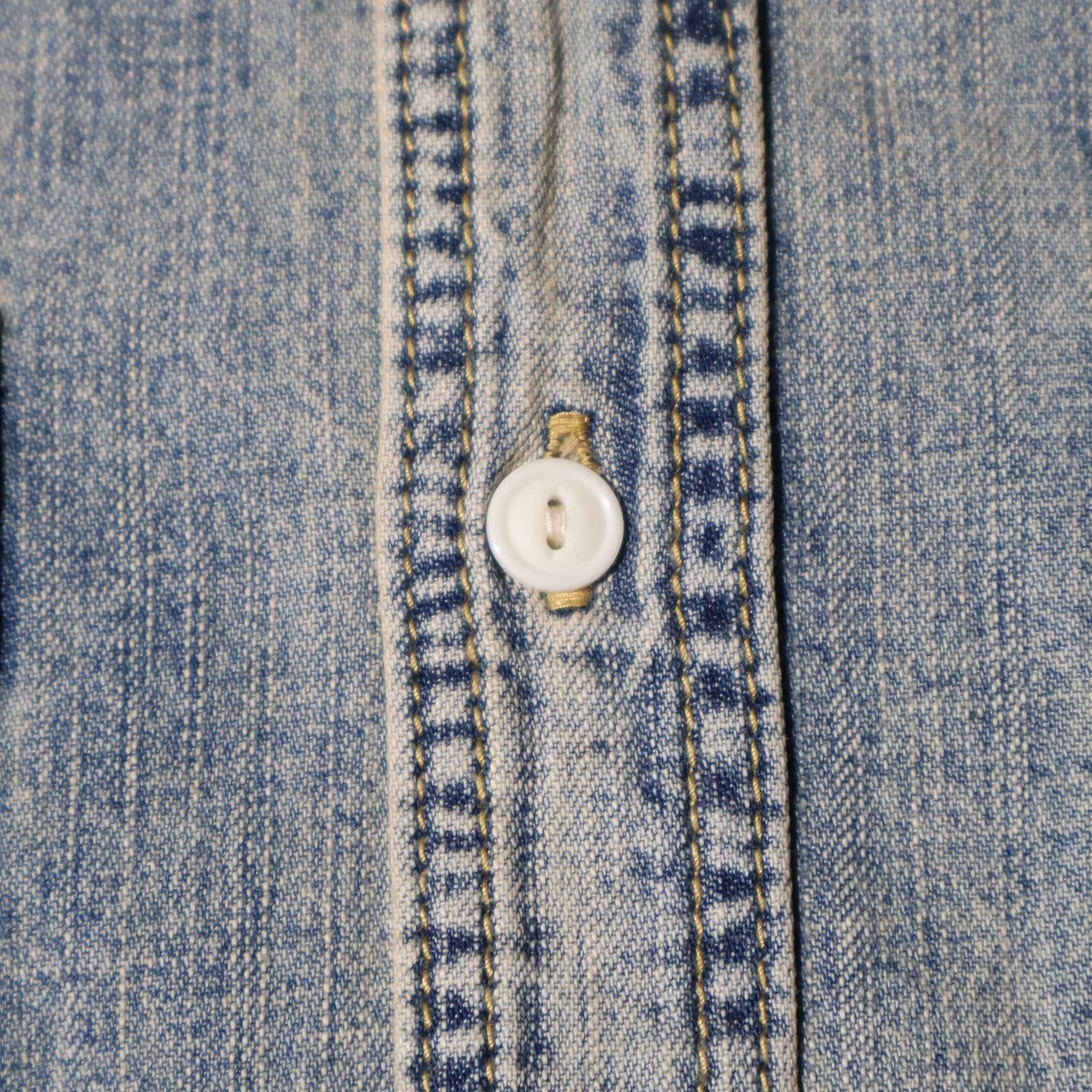 HOUSTON / 41341 US COTTON DENIM S/S WORK SHIRT - TRUTH