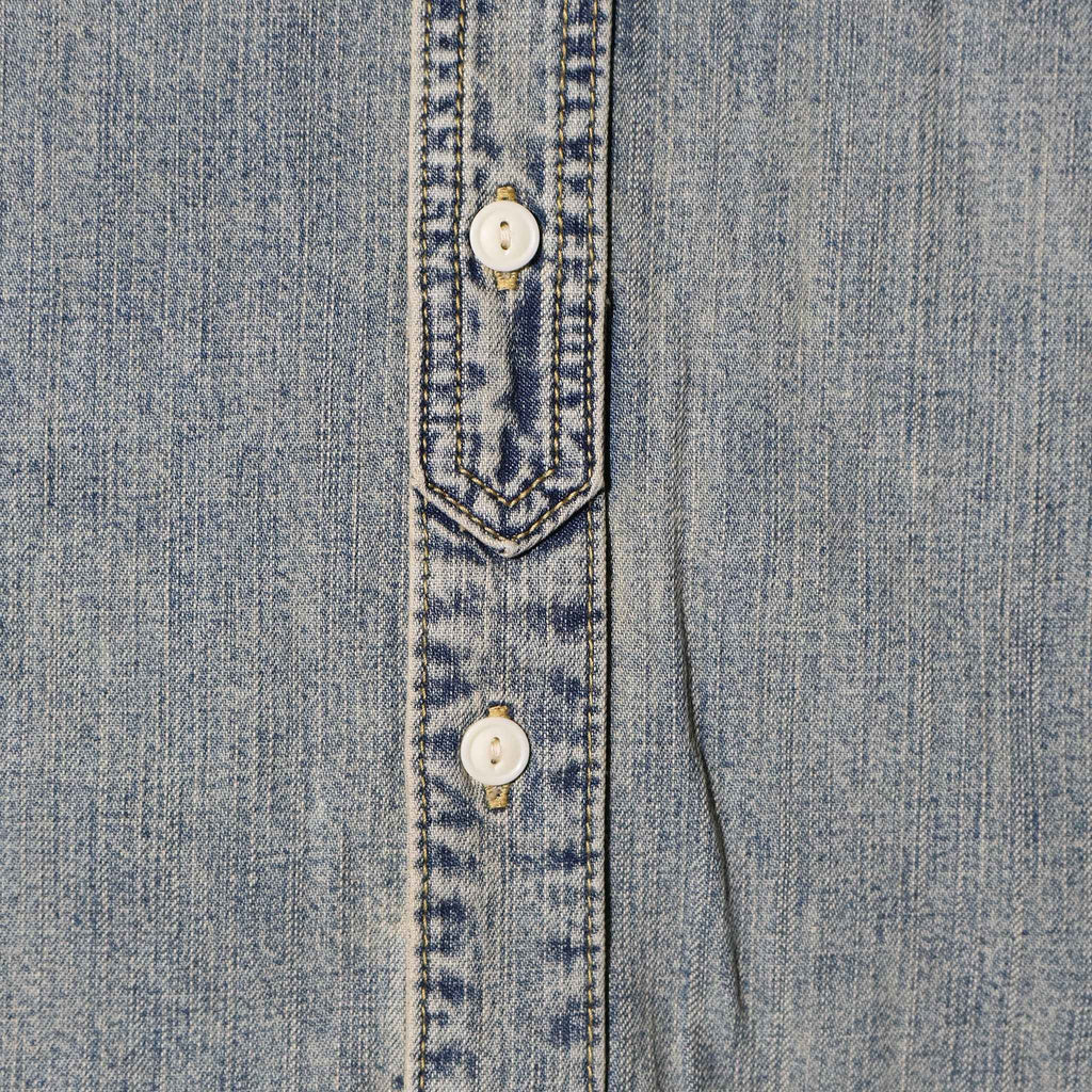 HOUSTON / 41341 US COTTON DENIM S/S WORK SHIRT