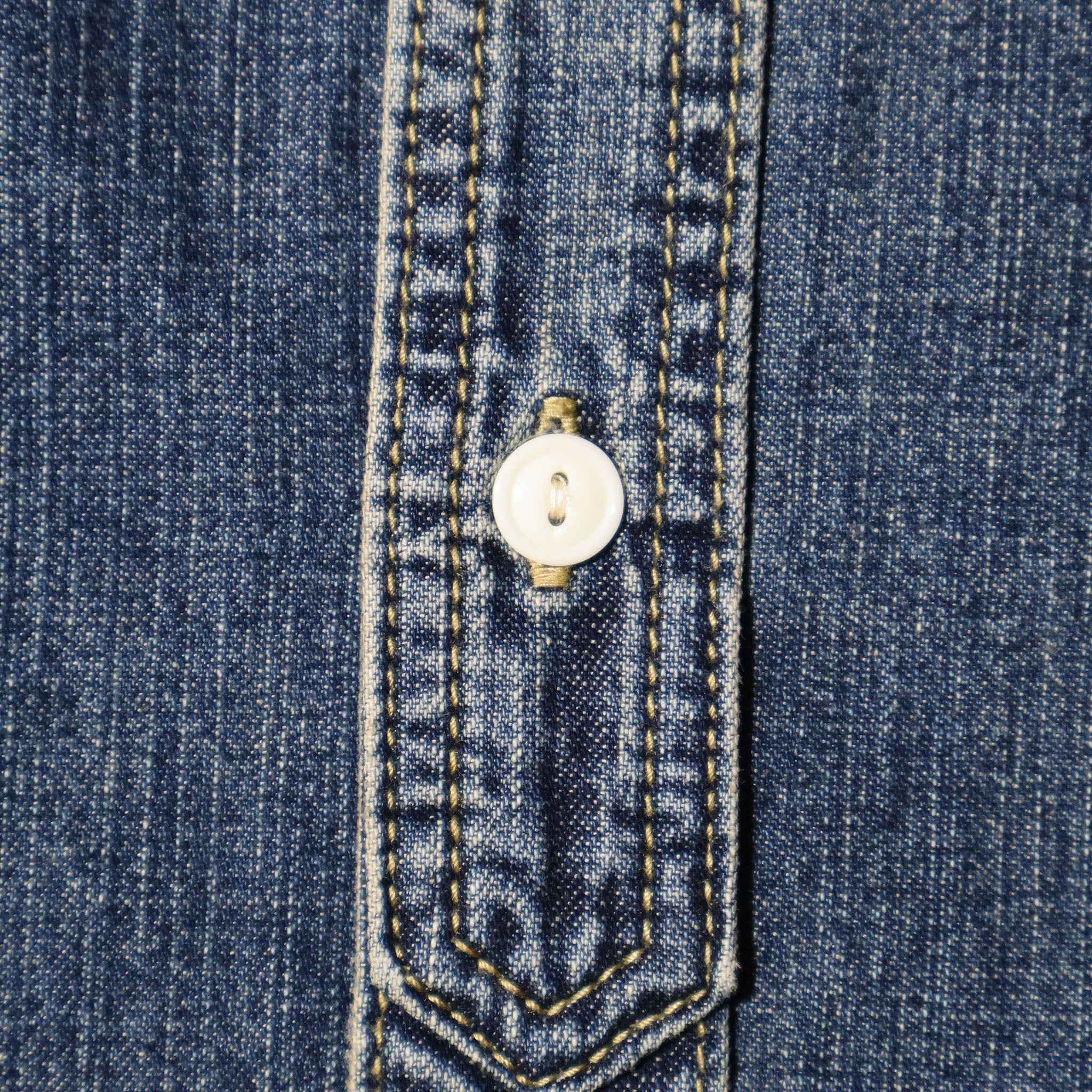 HOUSTON / 41341 US COTTON DENIM S/S WORK SHIRT