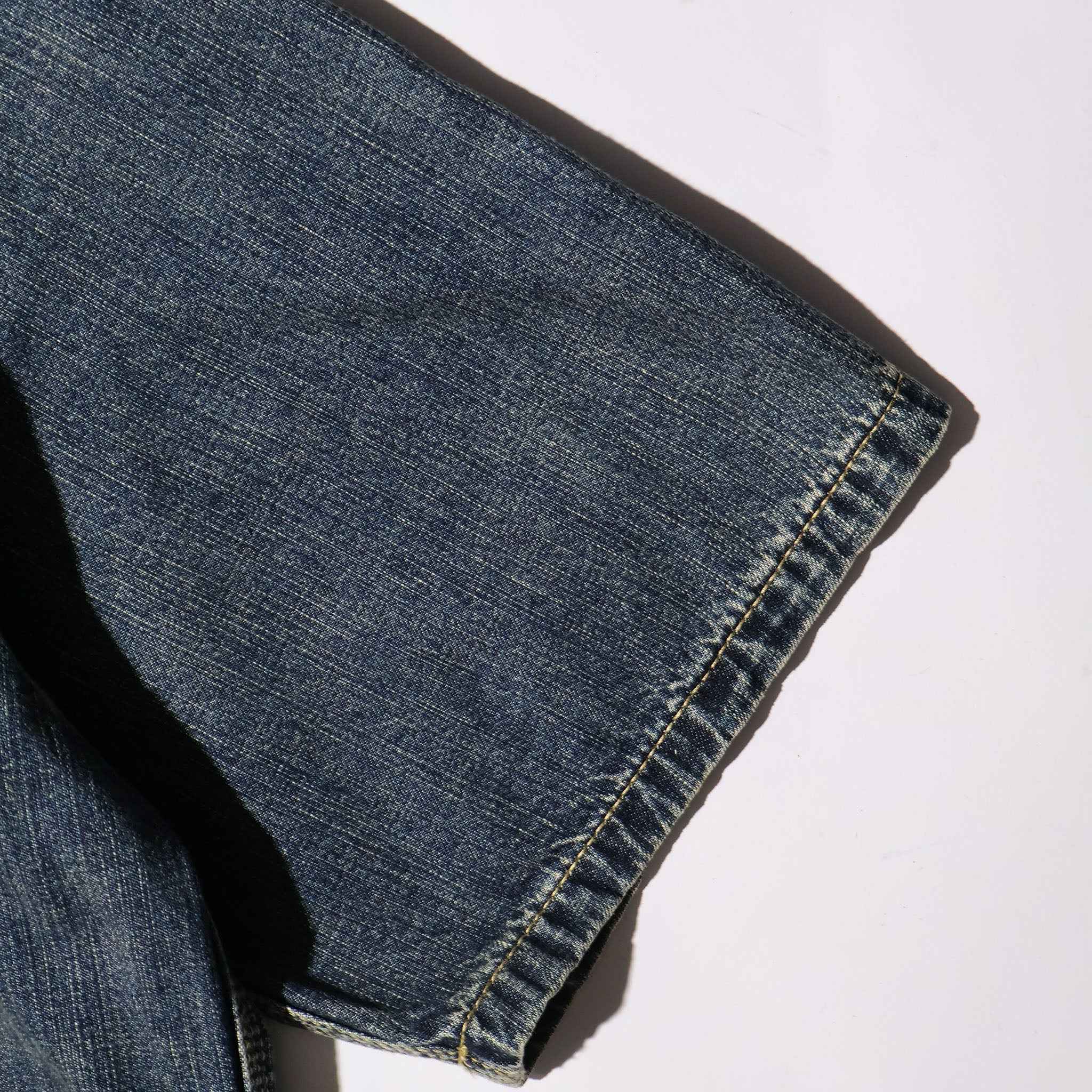 HOUSTON / 41341 US COTTON DENIM S/S WORK SHIRT