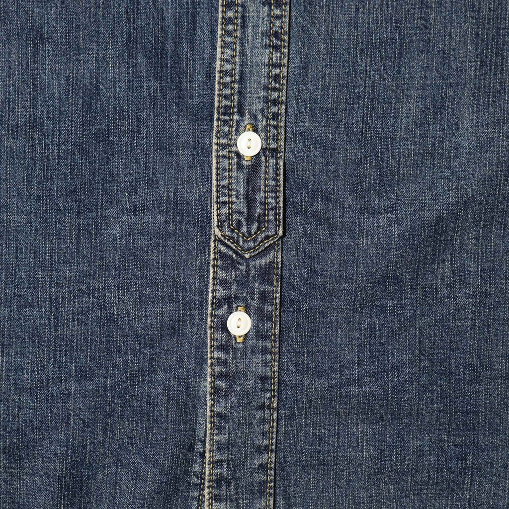 HOUSTON / 41341 US COTTON DENIM S/S WORK SHIRT