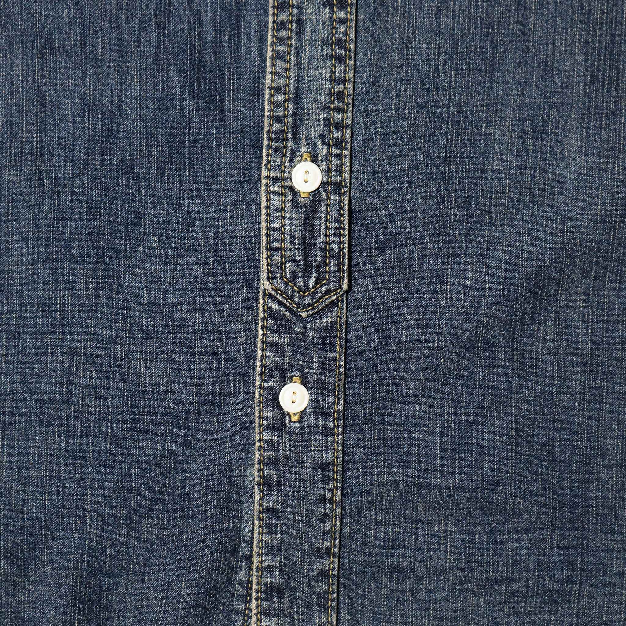 HOUSTON / 41341 US COTTON DENIM S/S WORK SHIRT