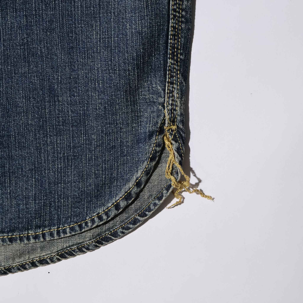 HOUSTON / 41341 US COTTON DENIM S/S WORK SHIRT