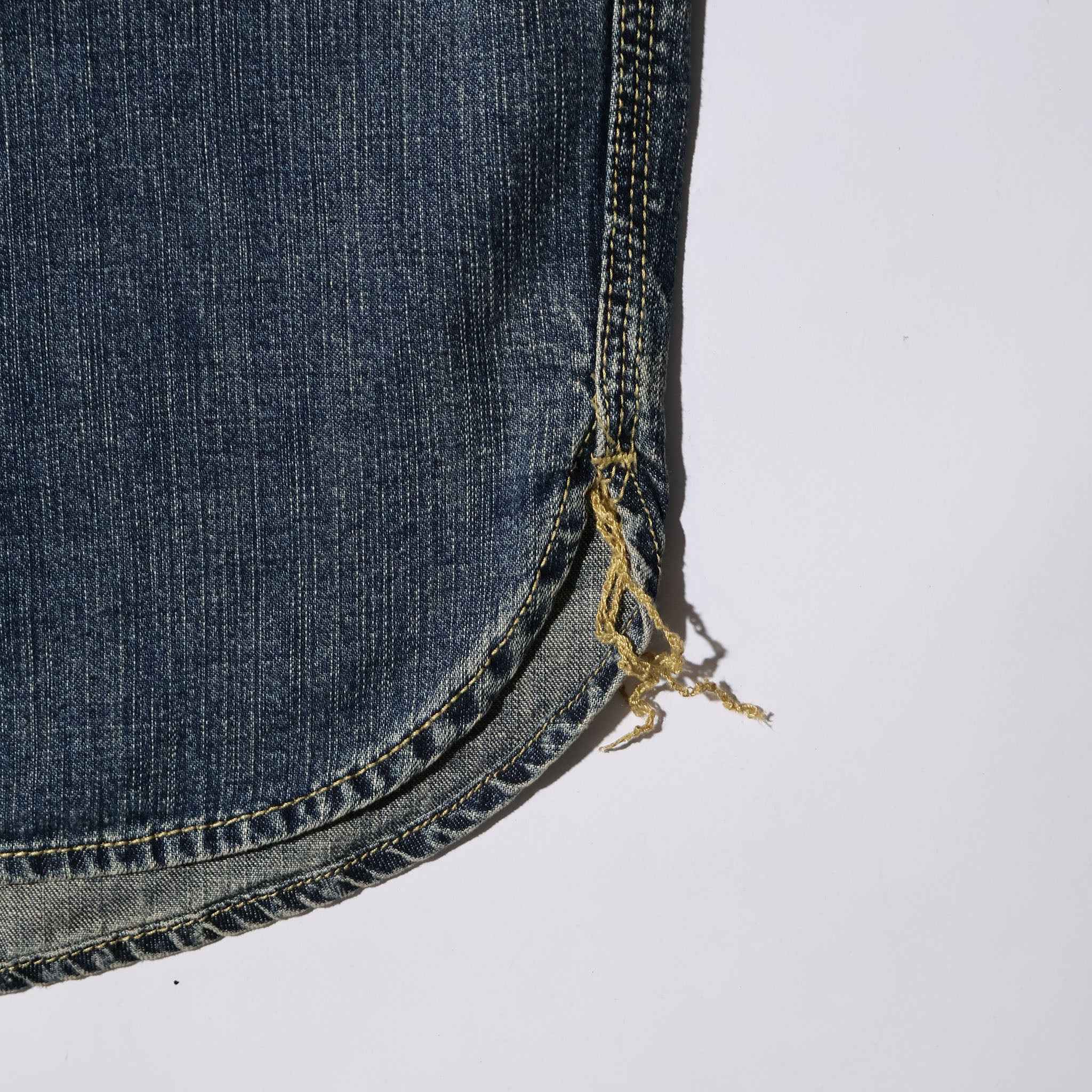 HOUSTON / 41341 US COTTON DENIM S/S WORK SHIRT