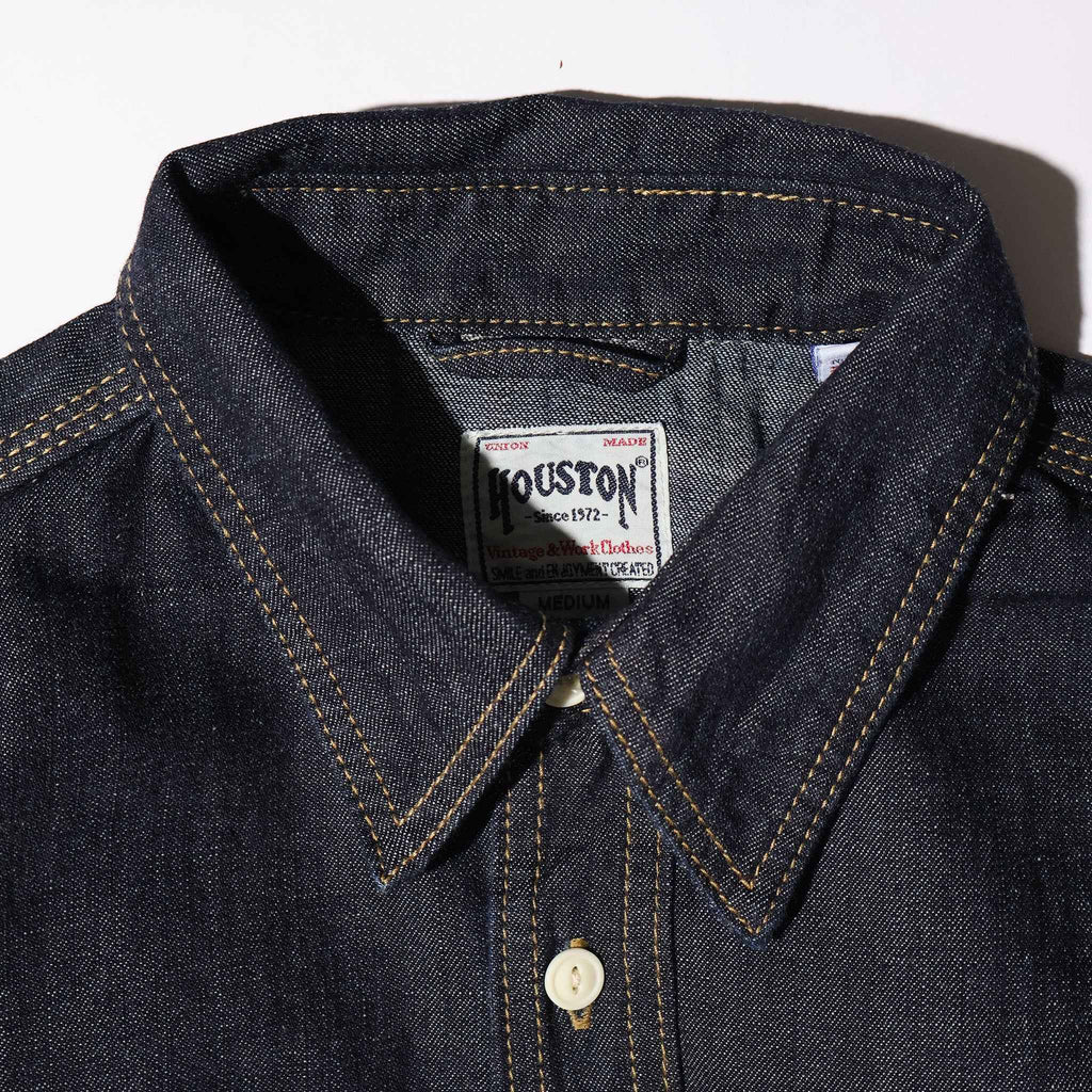 HOUSTON / 41341 US COTTON DENIM S/S WORK SHIRT