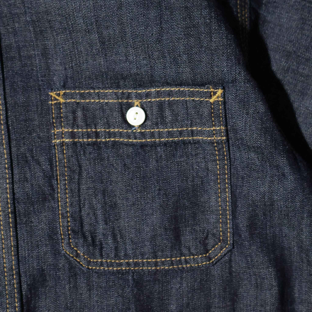 HOUSTON / 41341 US COTTON DENIM S/S WORK SHIRT