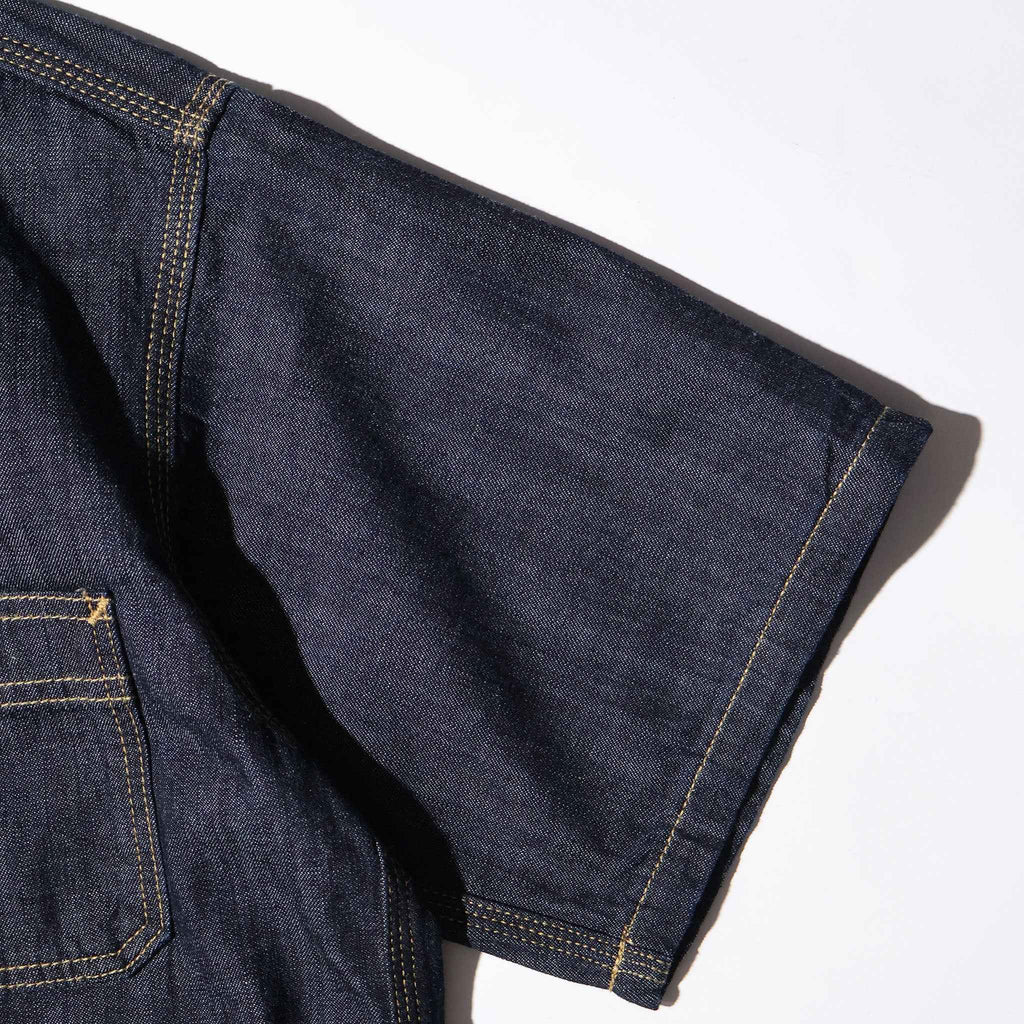 HOUSTON / 41341 US COTTON DENIM S/S WORK SHIRT