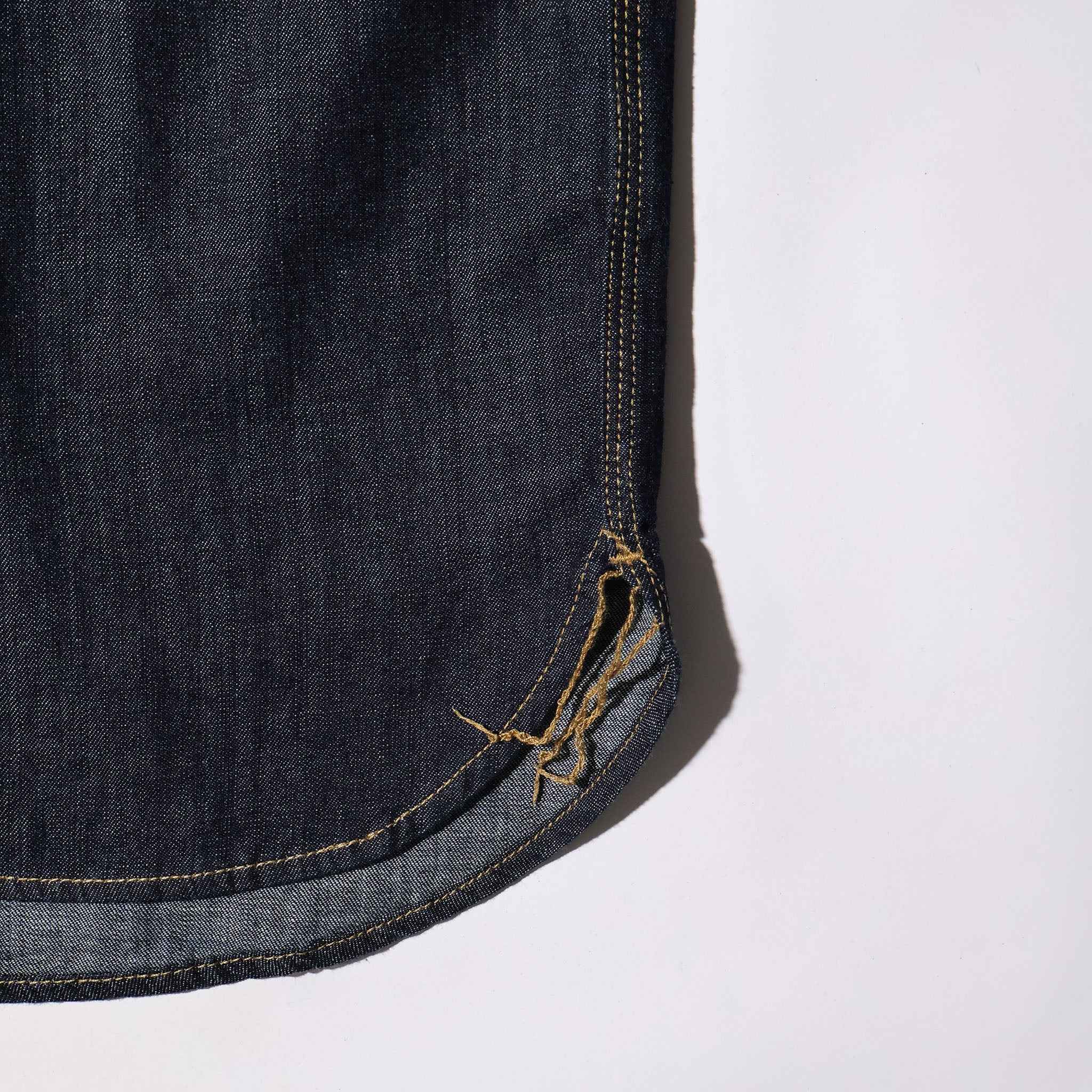 HOUSTON / 41341 US COTTON DENIM S/S WORK SHIRT