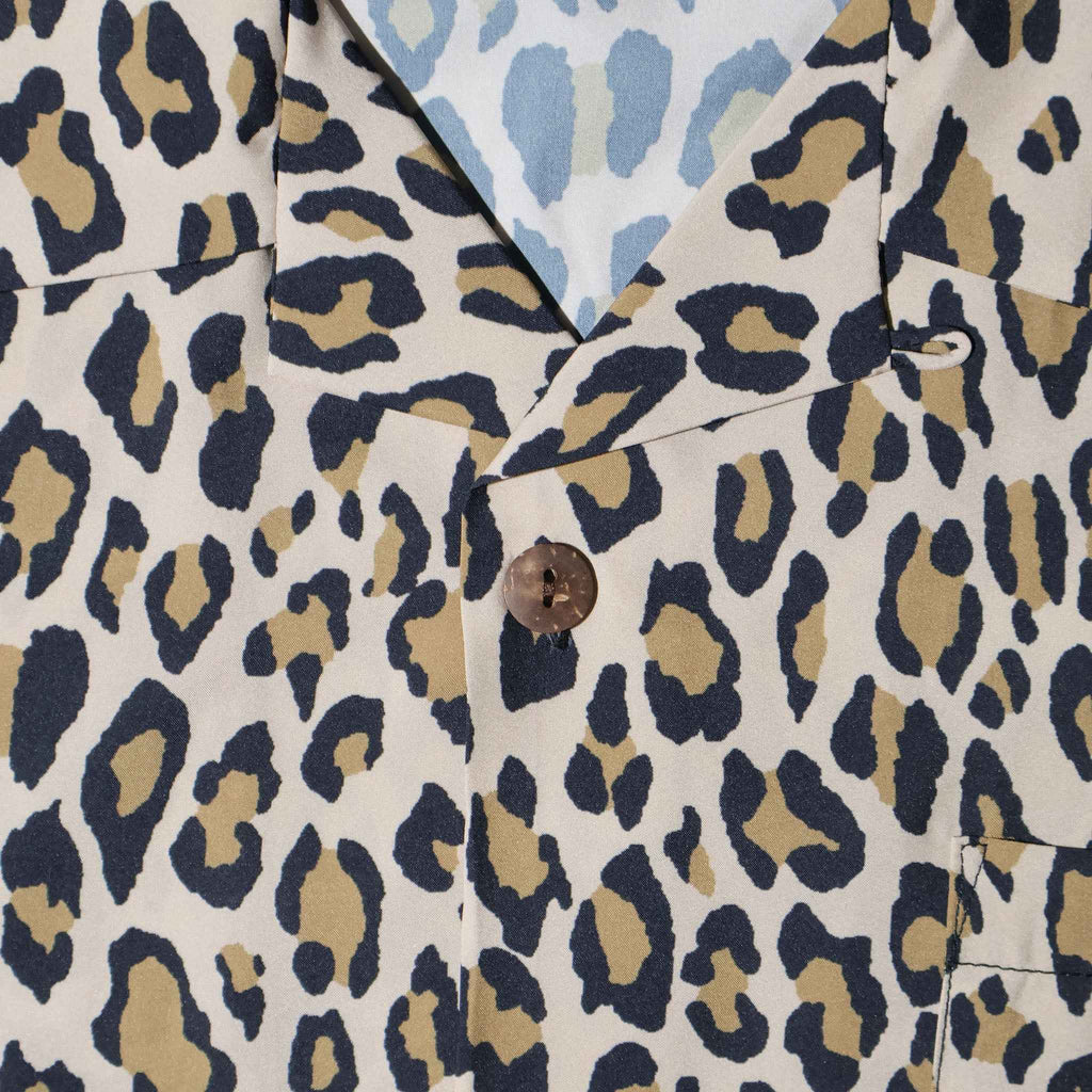 UNIVERD72 / 41239 DRY ALOHA SHIRT (LEOPARD) - TRUTH